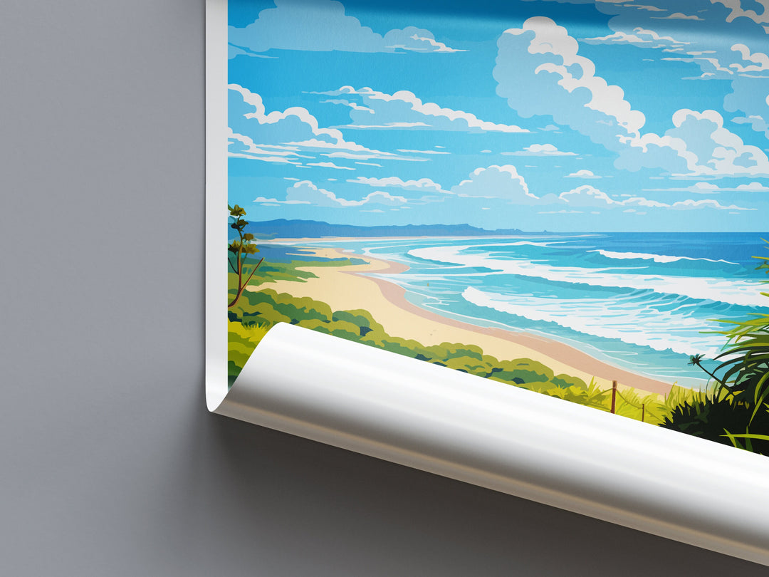 Byron Bay Travel Print Wall Art Byron Bay Wall Hanging Home Décor Byron Bay Gift Art Lovers Wall Art Australia Poster Art