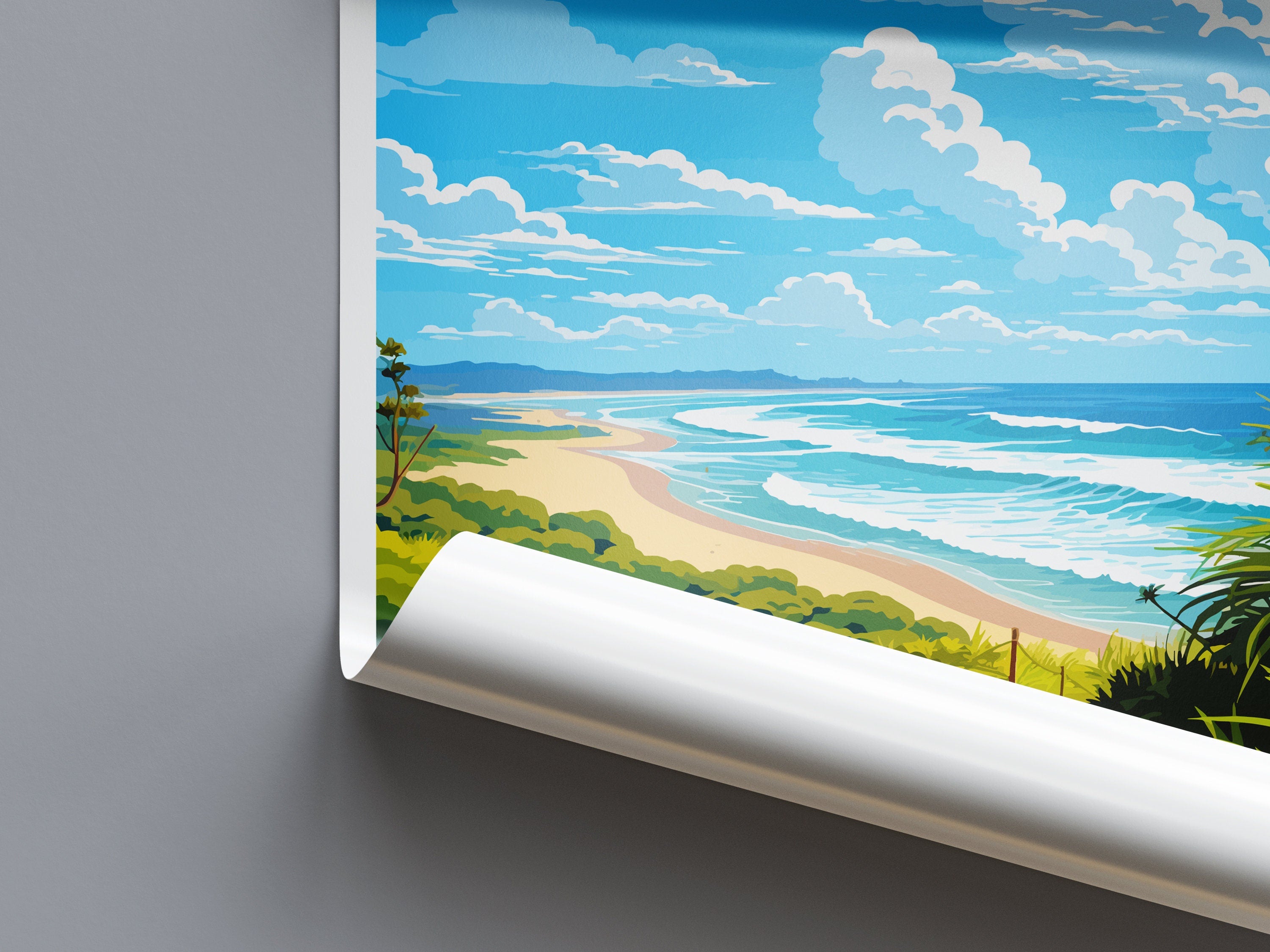 Byron Bay Travel Print