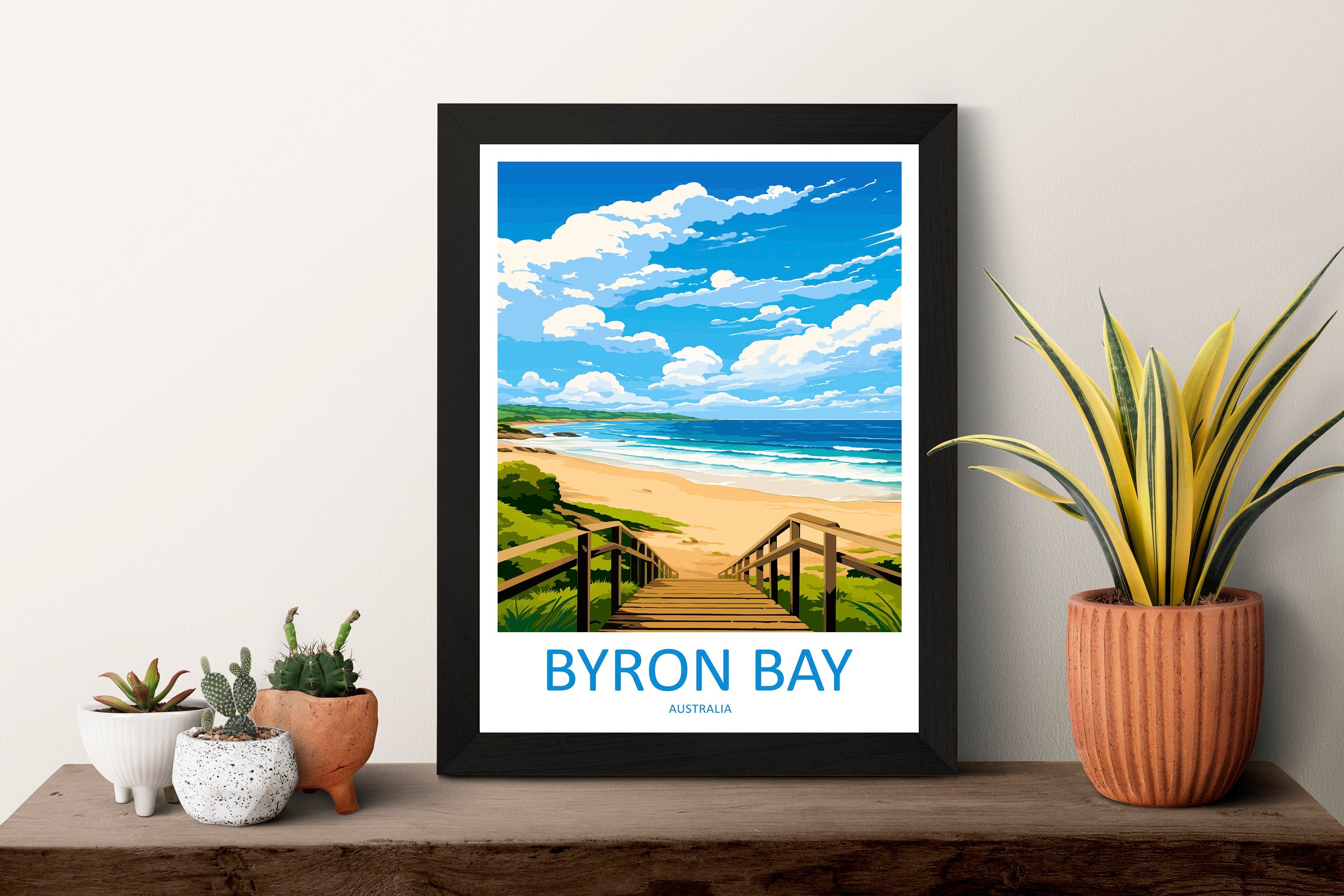 Byron Bay Travel Print