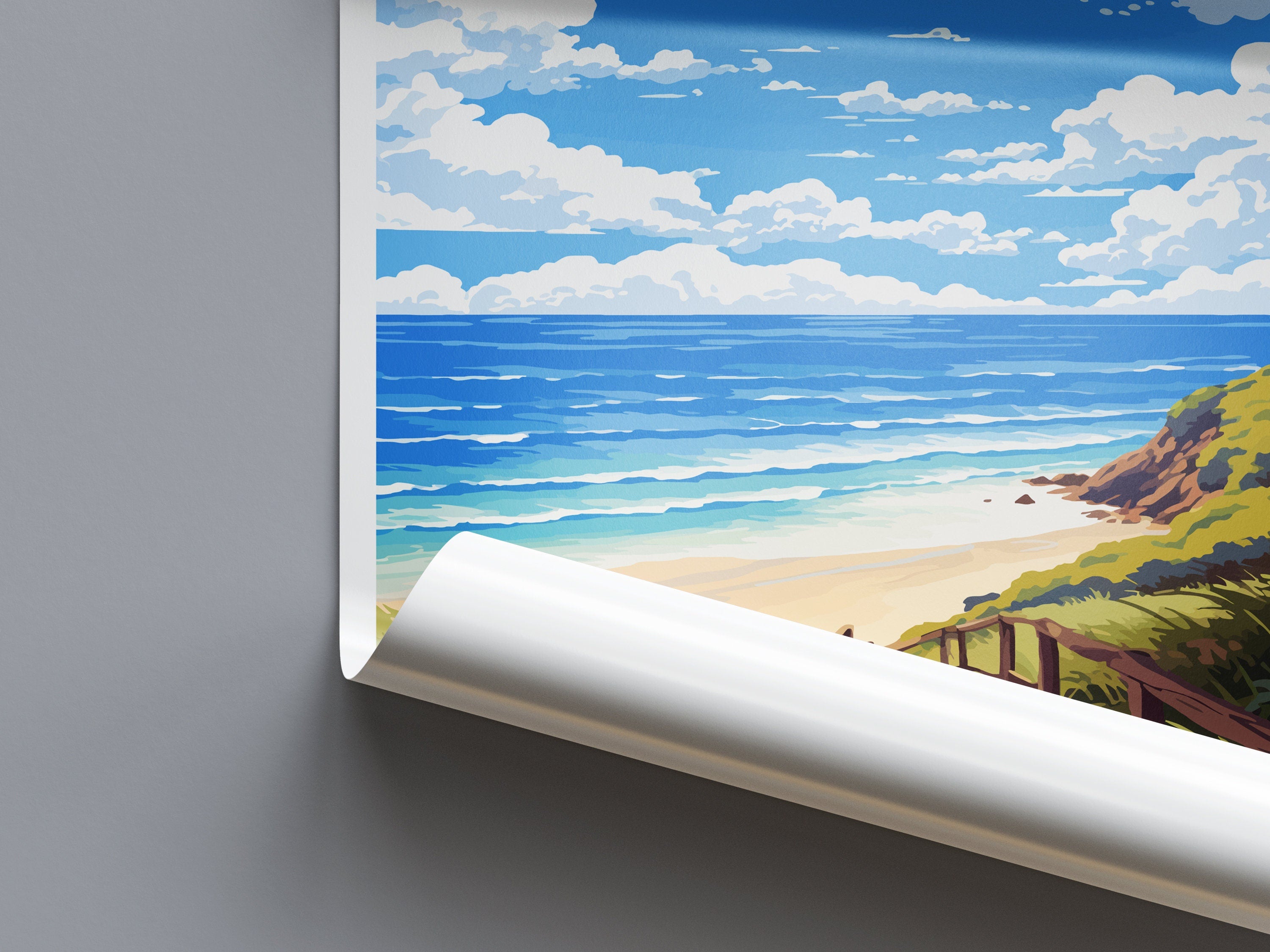 Byron Bay Travel Print