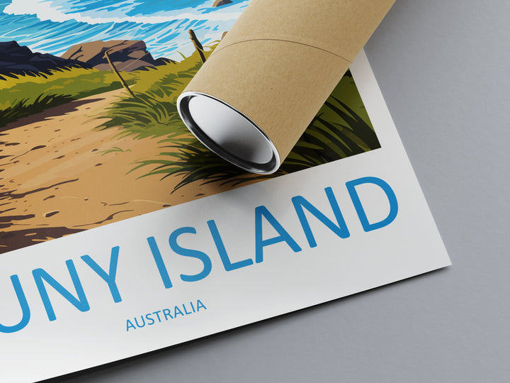 Bruny Island Travel Print Wall Art Bruny Island Wall Hanging Home Décor Bruny Island Gift Art Lovers Wall Art Australia Poster Art