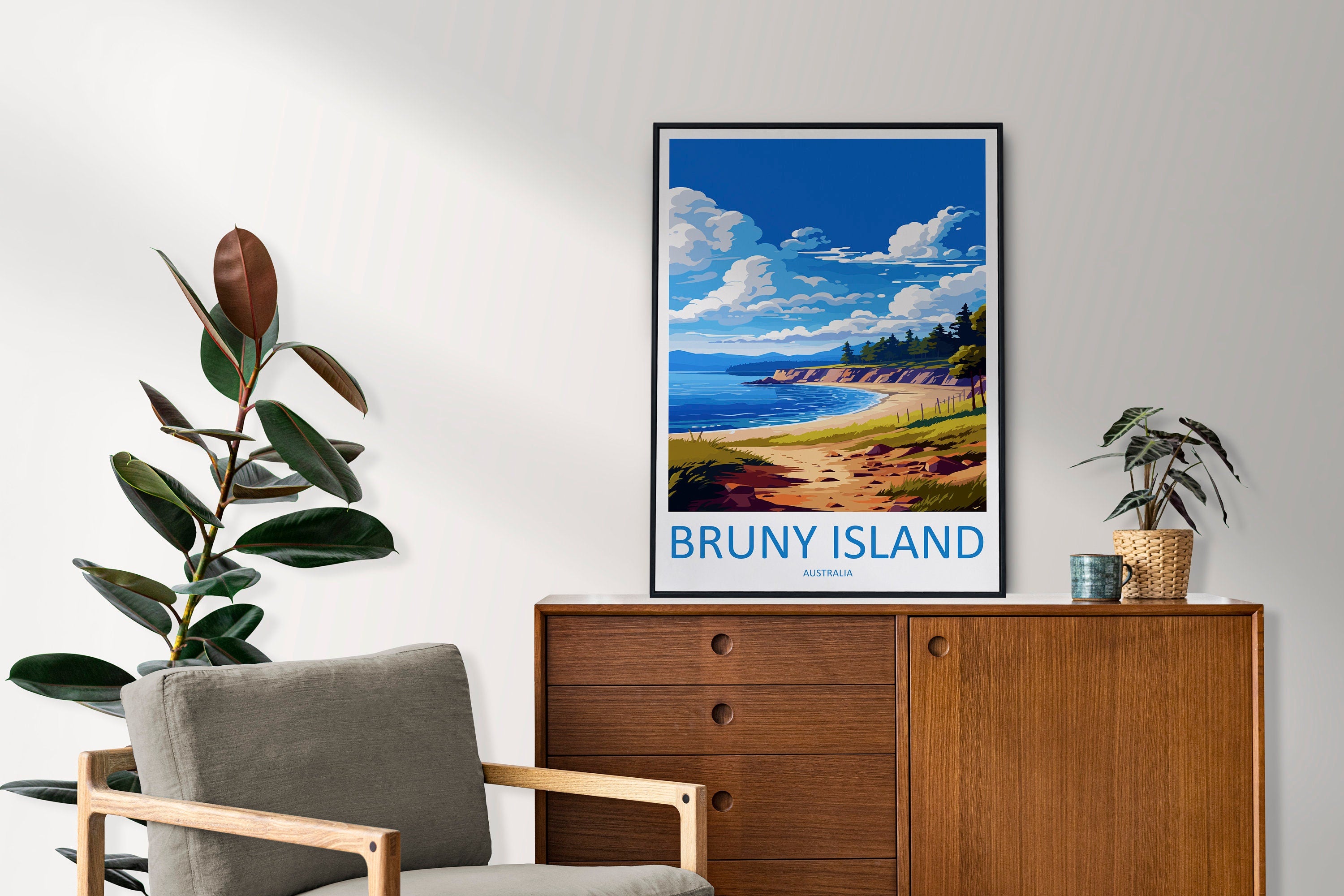 Bruny Island Travel Print