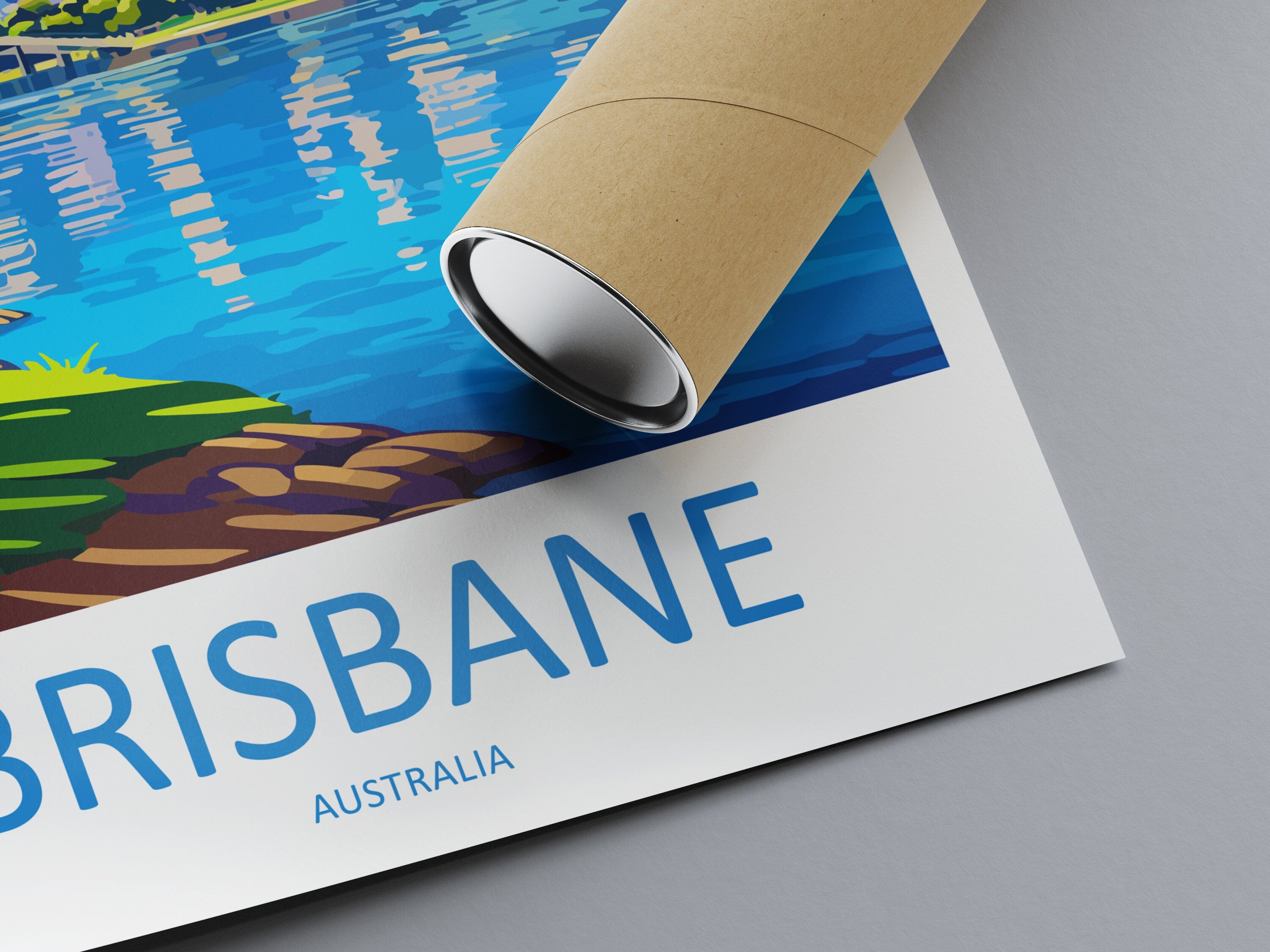 Brisbane Travel Print