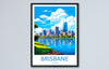 Brisbane Travel Print