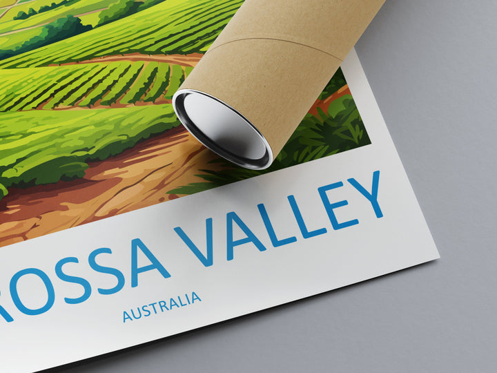 Barossa Valley Travel Print Wall Art Barossa Valley Wall Hanging Home Décor Barossa Valley Gift Art Lovers Wall Art Australia Poster Art