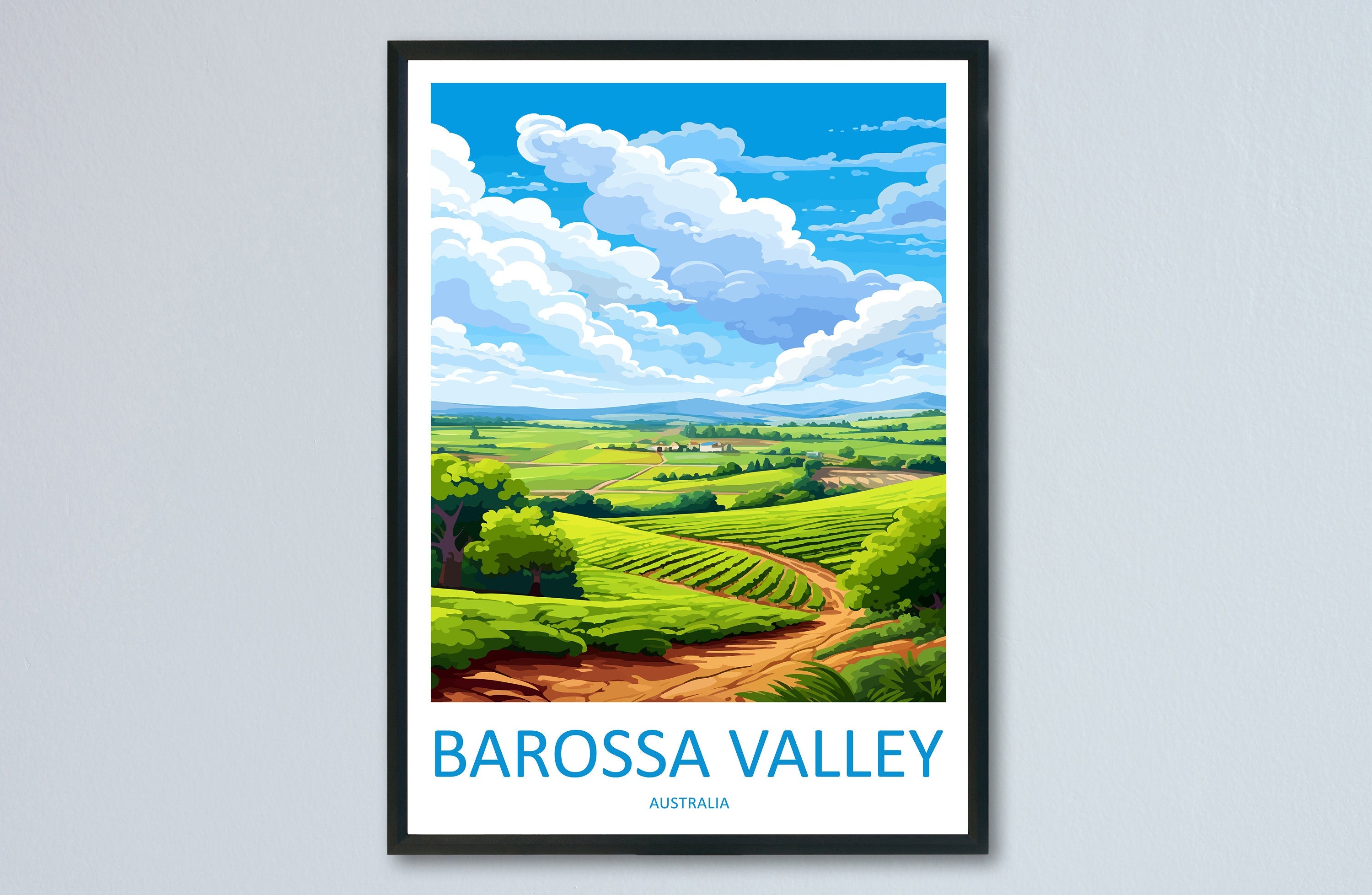 Barossa Valley Travel Print