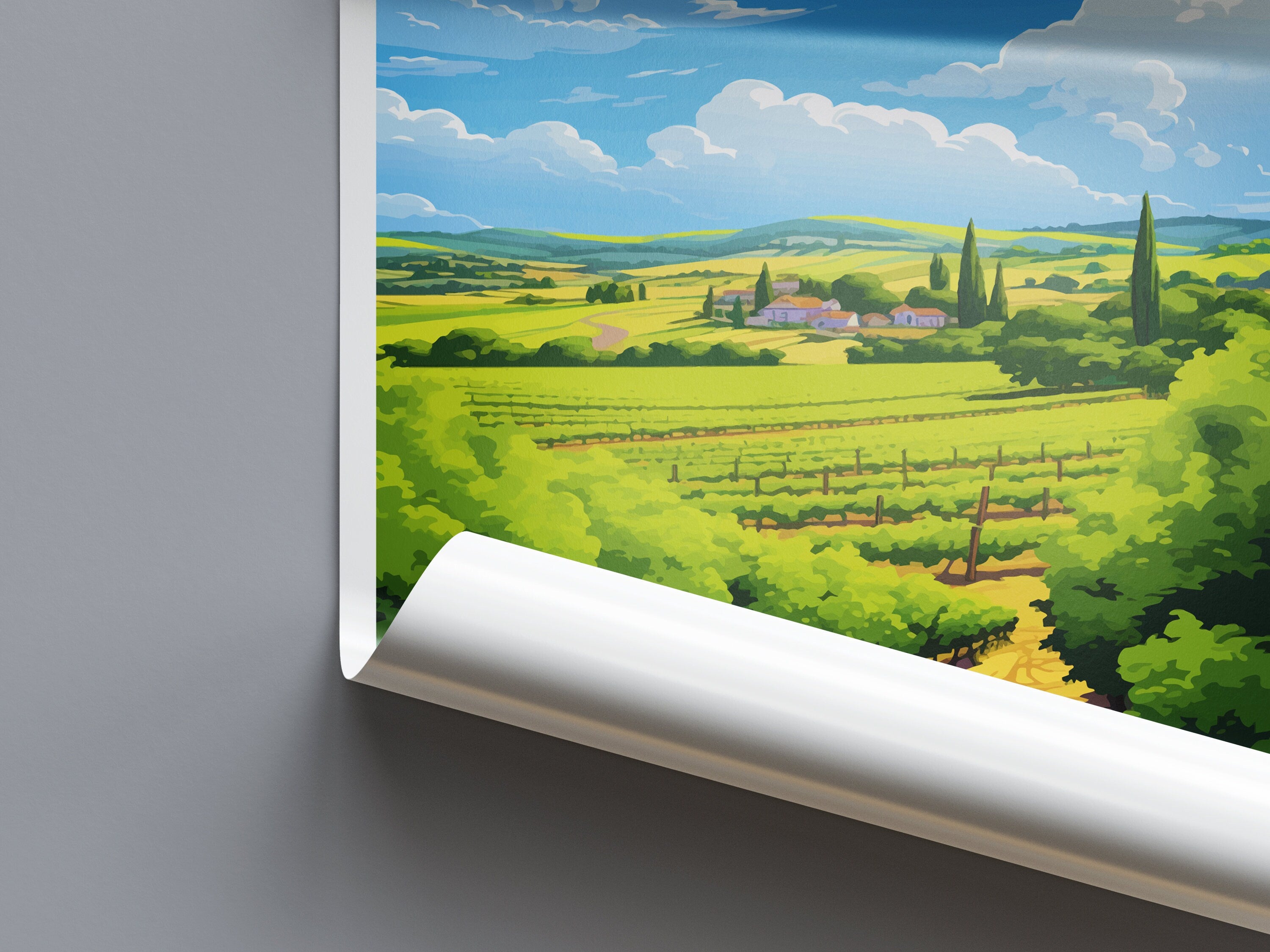 Barossa Valley Travel Print