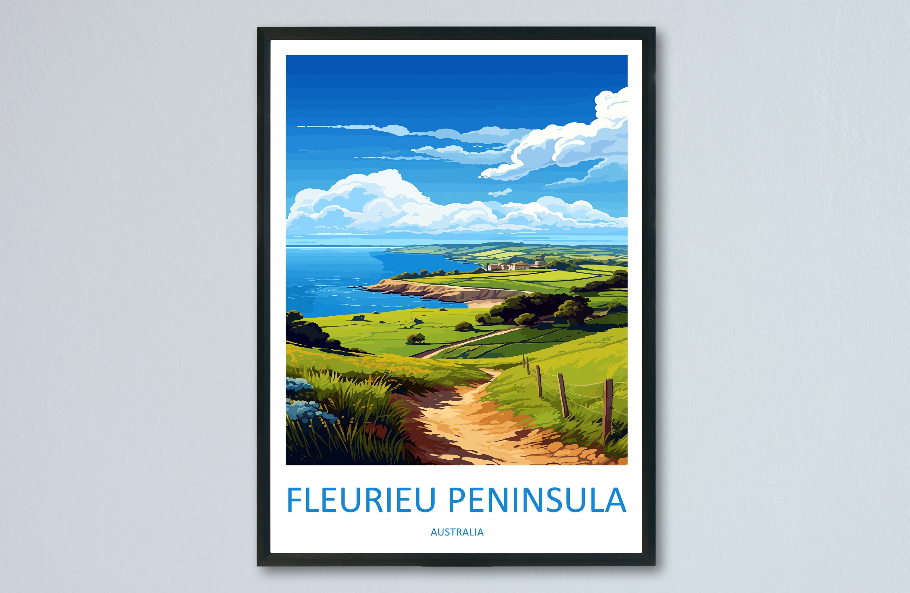 Fleurieu Peninsula Travel Print