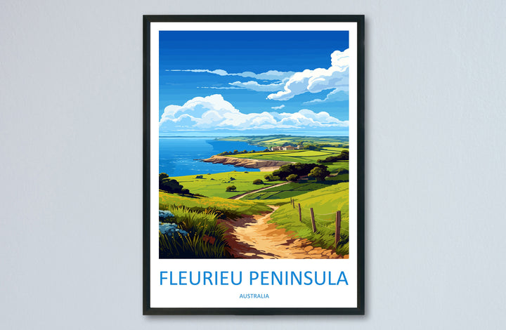 Fleurieu Peninsula Travel Print Wall Art Fleurieu Peninsula Wall Hanging Home Décor Fleurieu Peninsula Gift Art Lovers Wall Art Australia