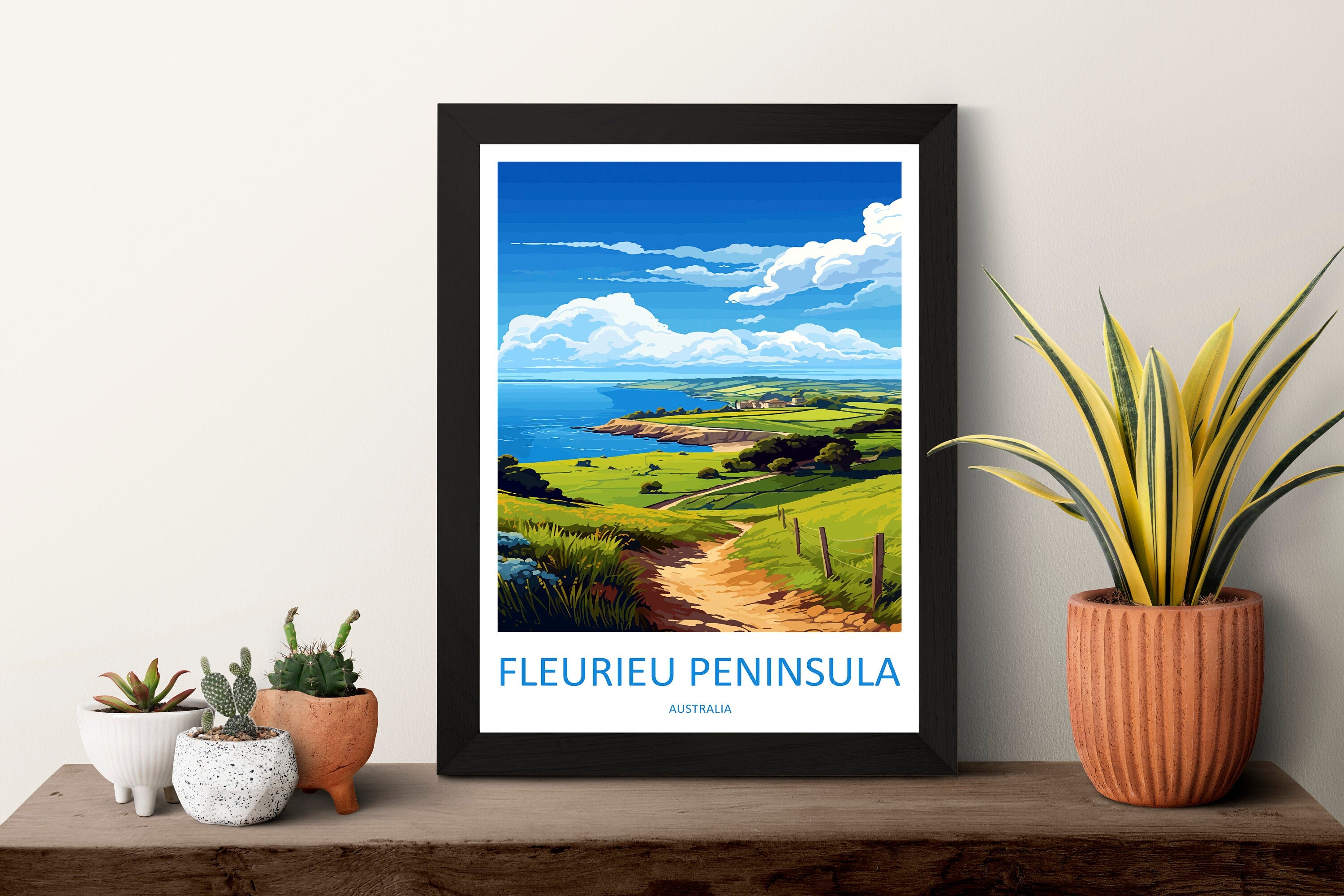 Fleurieu Peninsula Travel Print