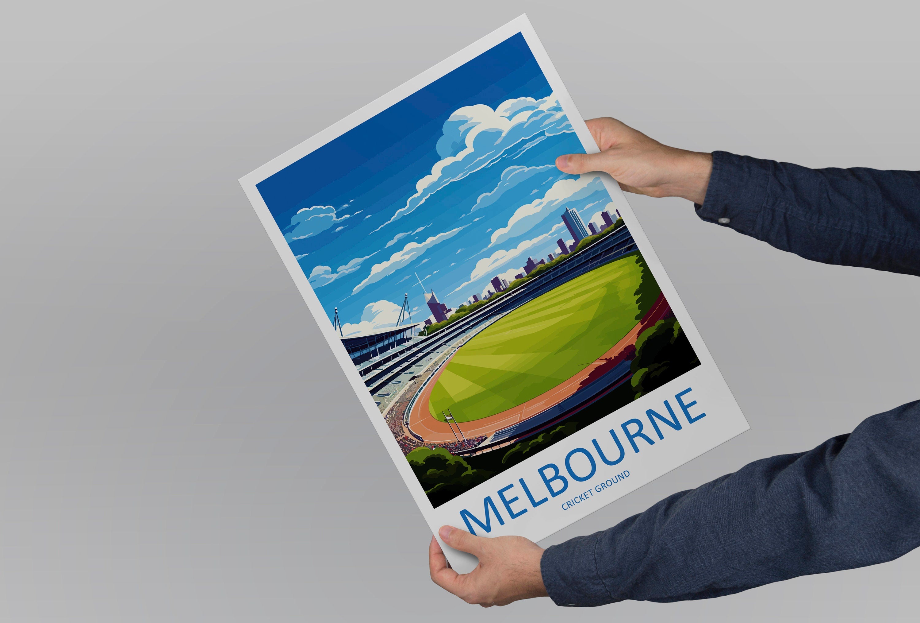 Melbourne Cricket Ground Travel Print