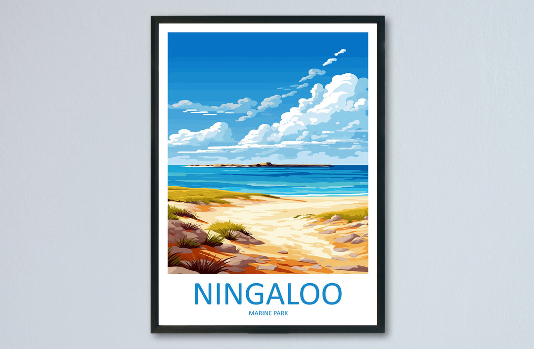 Ningaloo Marine Park Travel Print Wall Art Ningaloo Marine Park Wall Hanging Home Décor Ningaloo Marine Park Gift Art Lovers