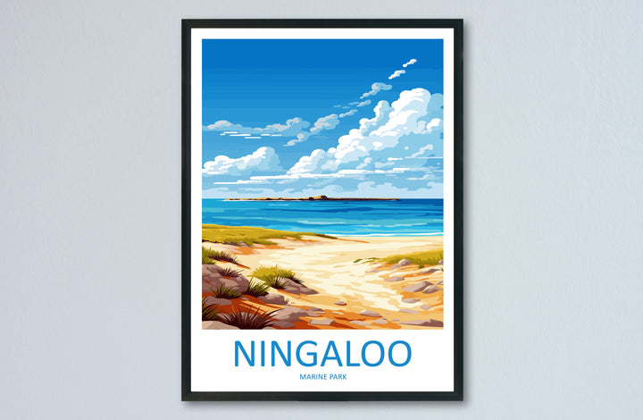 Ningaloo Marine Park Travel Print Wall Art Ningaloo Marine Park Wall Hanging Home Décor Ningaloo Marine Park Gift Art Lovers