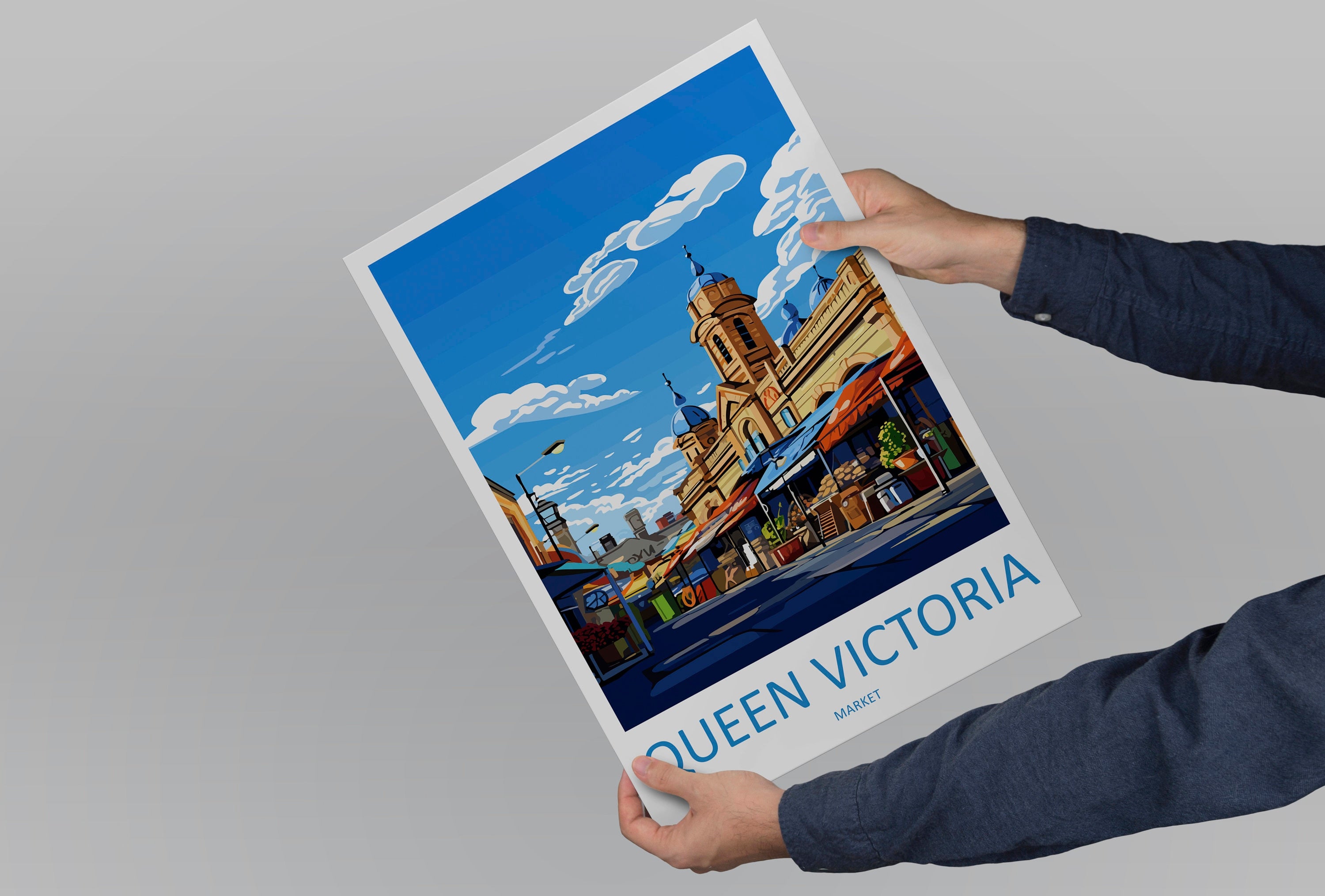 Queen Victoria Market Travel Print