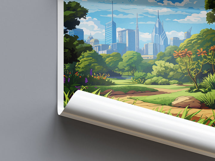 Royal Botanic Garden Travel Print Wall Art Royal Botanic Garden Wall Hanging Home Décor Royal Botanic Garden Gift Art Lovers