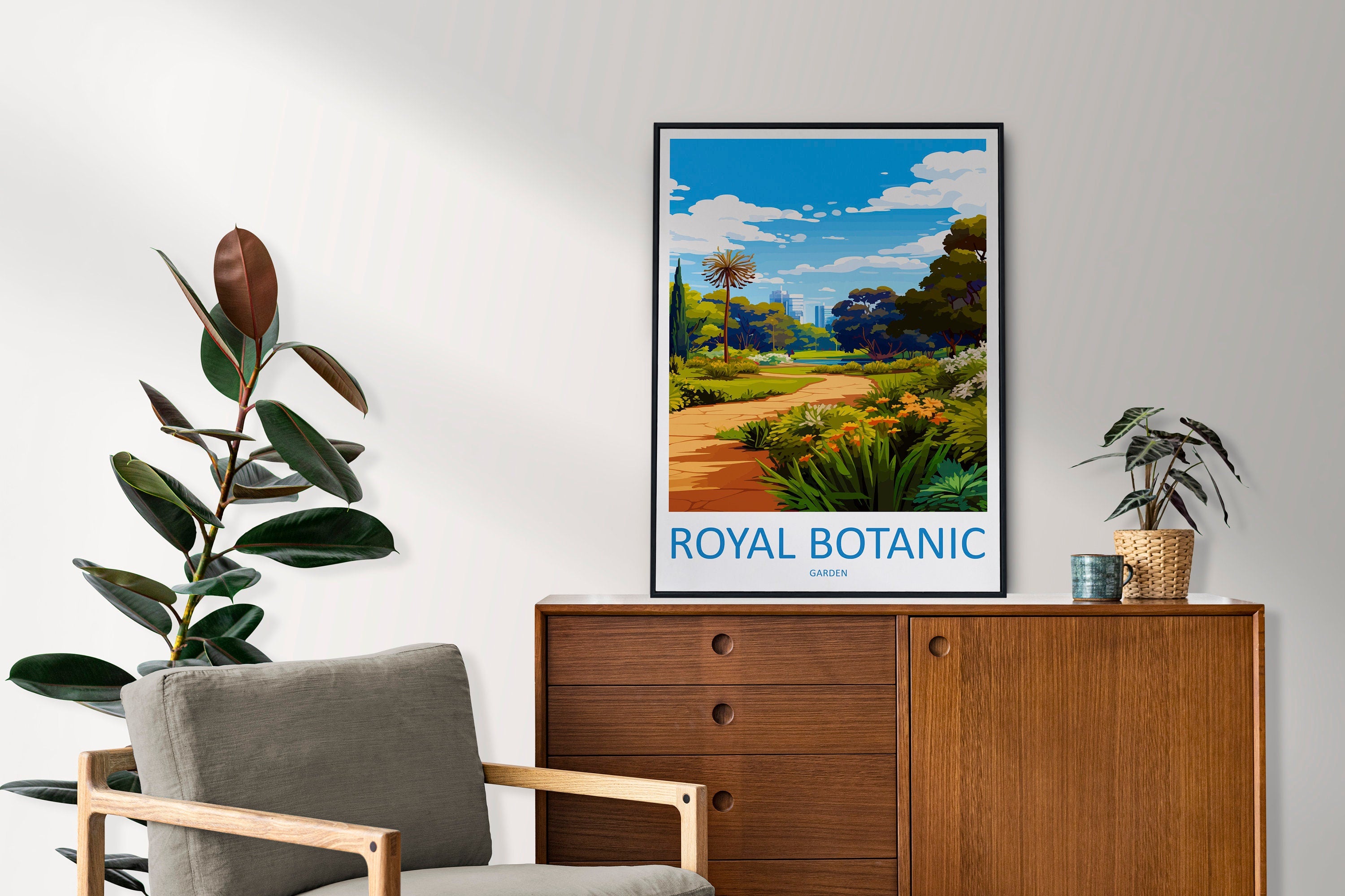 Royal Botanic Garden Travel Print