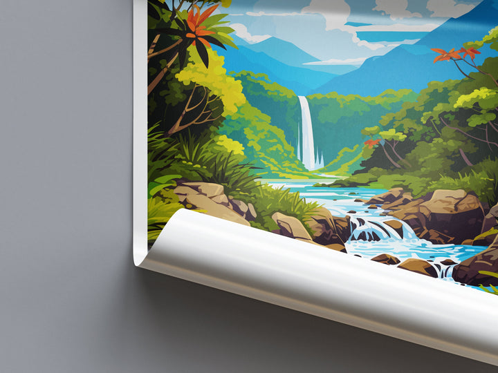 Wet Tropics Of Queensland Travel Print Wall Art Wet Tropics Of Queensland Wall Hanging Home Décor Wet Tropics Of Queensland Gift Art Lovers