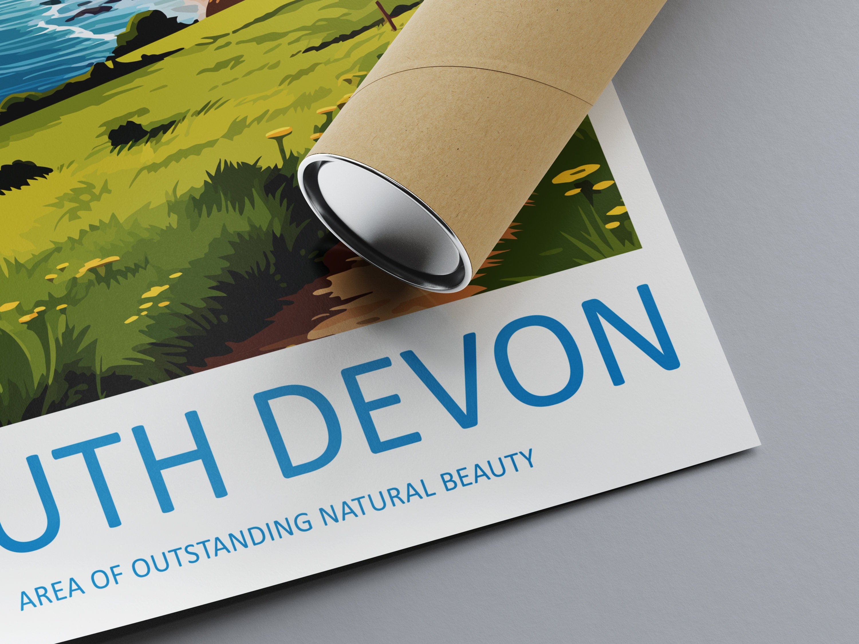 South Devon Travel Print