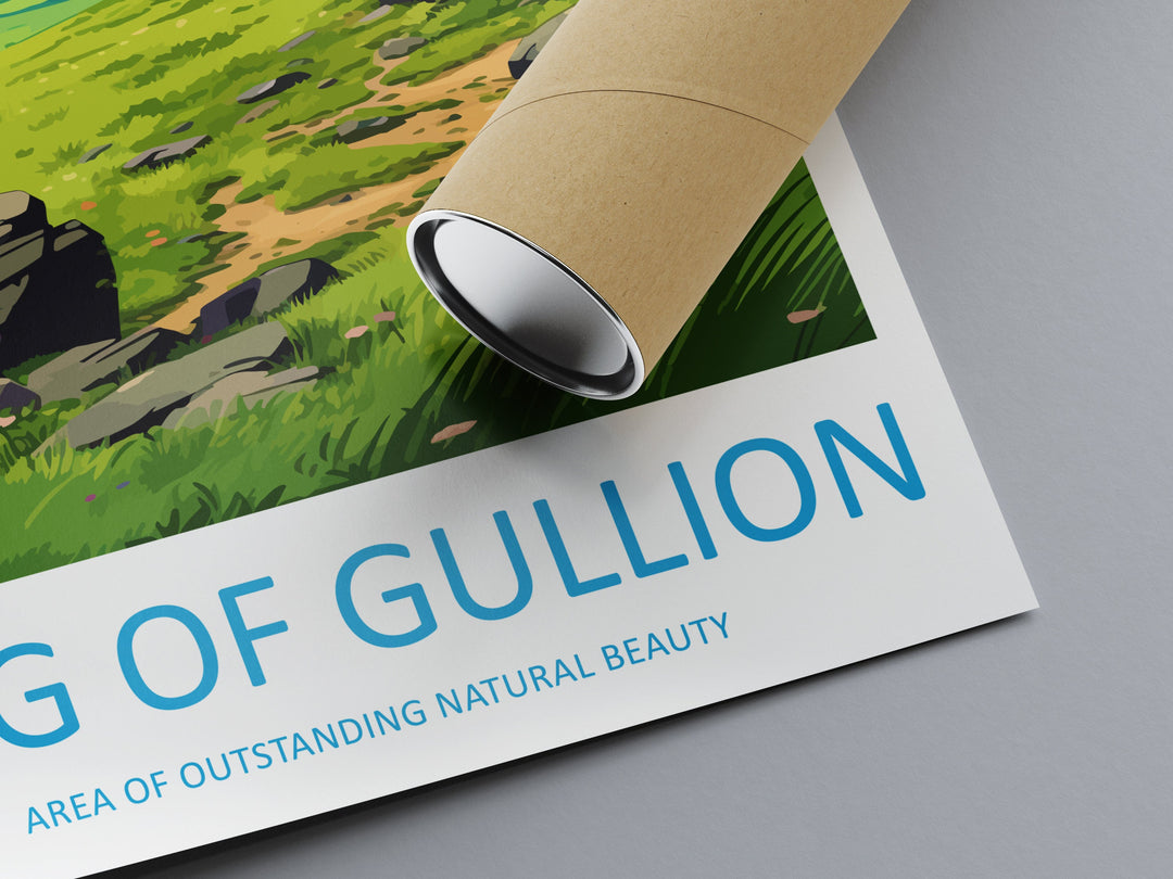 Ring Of Gullion Travel Print Wall Art Ring Of Gullion Wall Hanging Home Decor Ring Of Gullion Gift Art Lovers Wall Art AONB Wall Print
