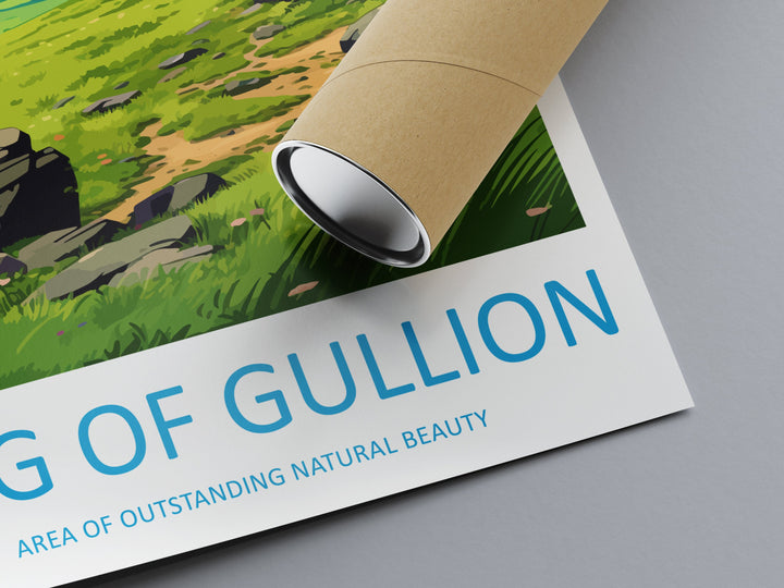 Ring Of Gullion Travel Print Wall Art Ring Of Gullion Wall Hanging Home Decor Ring Of Gullion Gift Art Lovers Wall Art AONB Wall Print