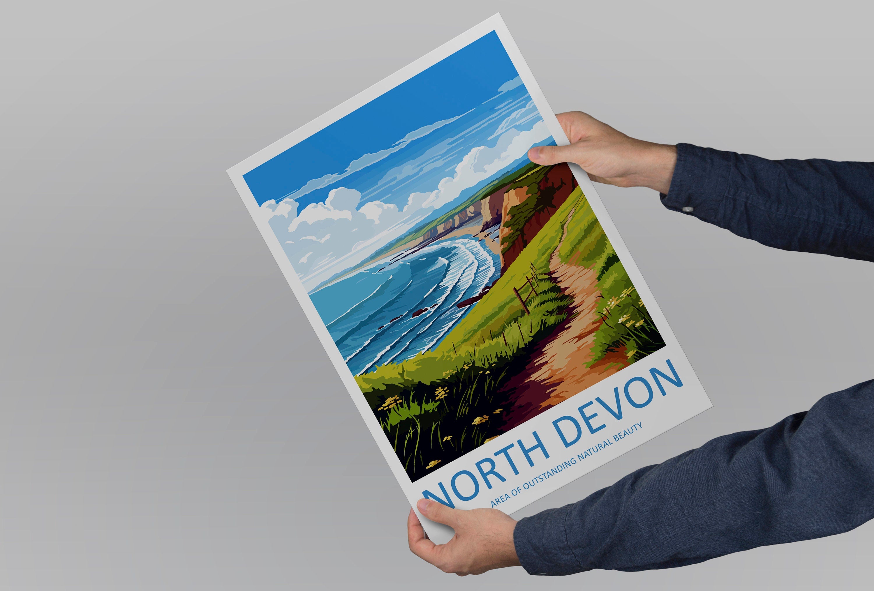 North Devon Travel Print