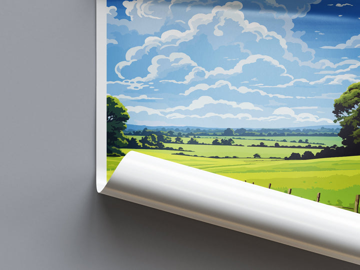 High Weald Travel Print Wall Art High Weald Wall Hanging Home Decor High Weald Gift Art Lovers Wall Art AONB Print