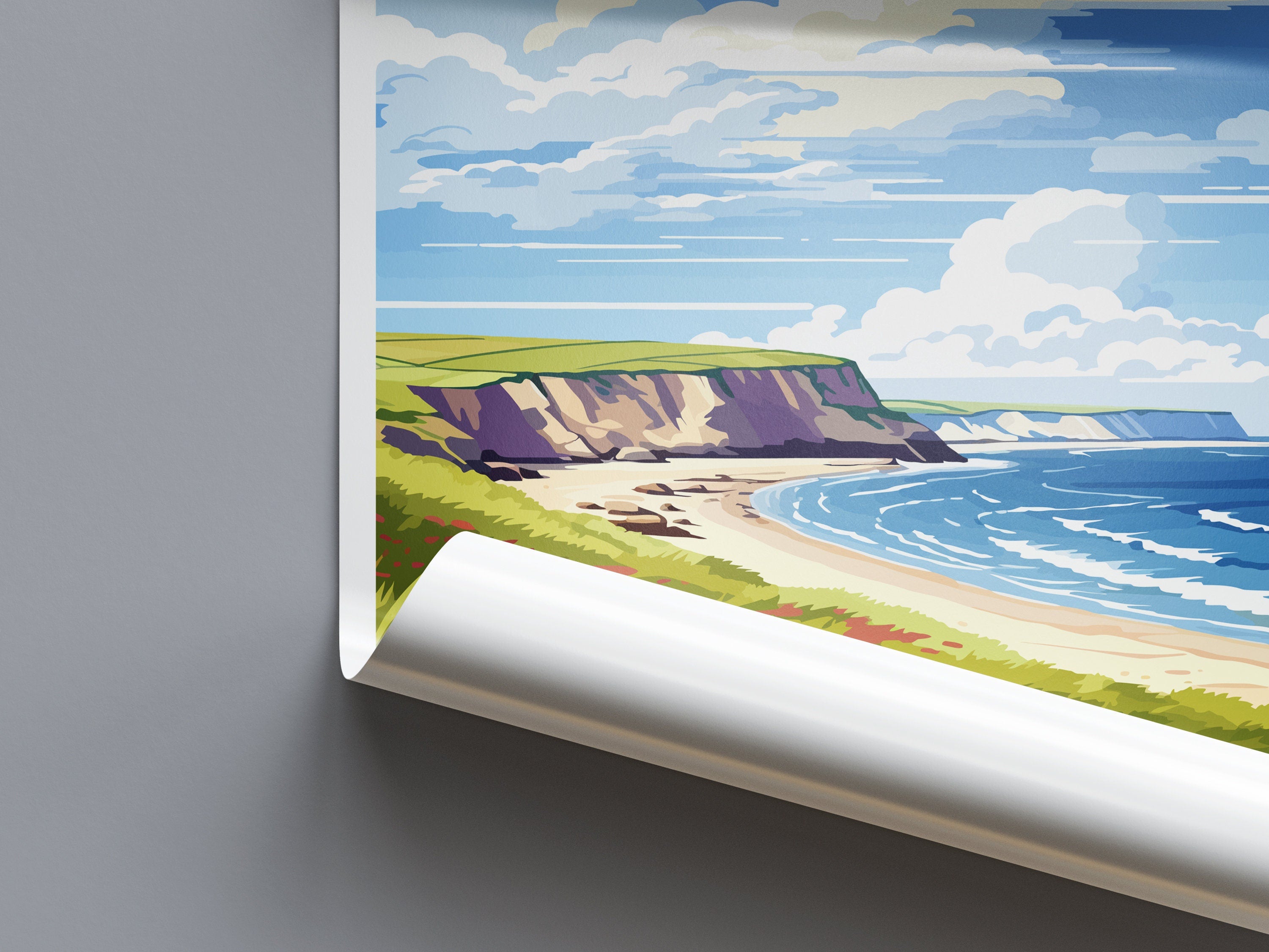 Gower Peninsula Travel Print