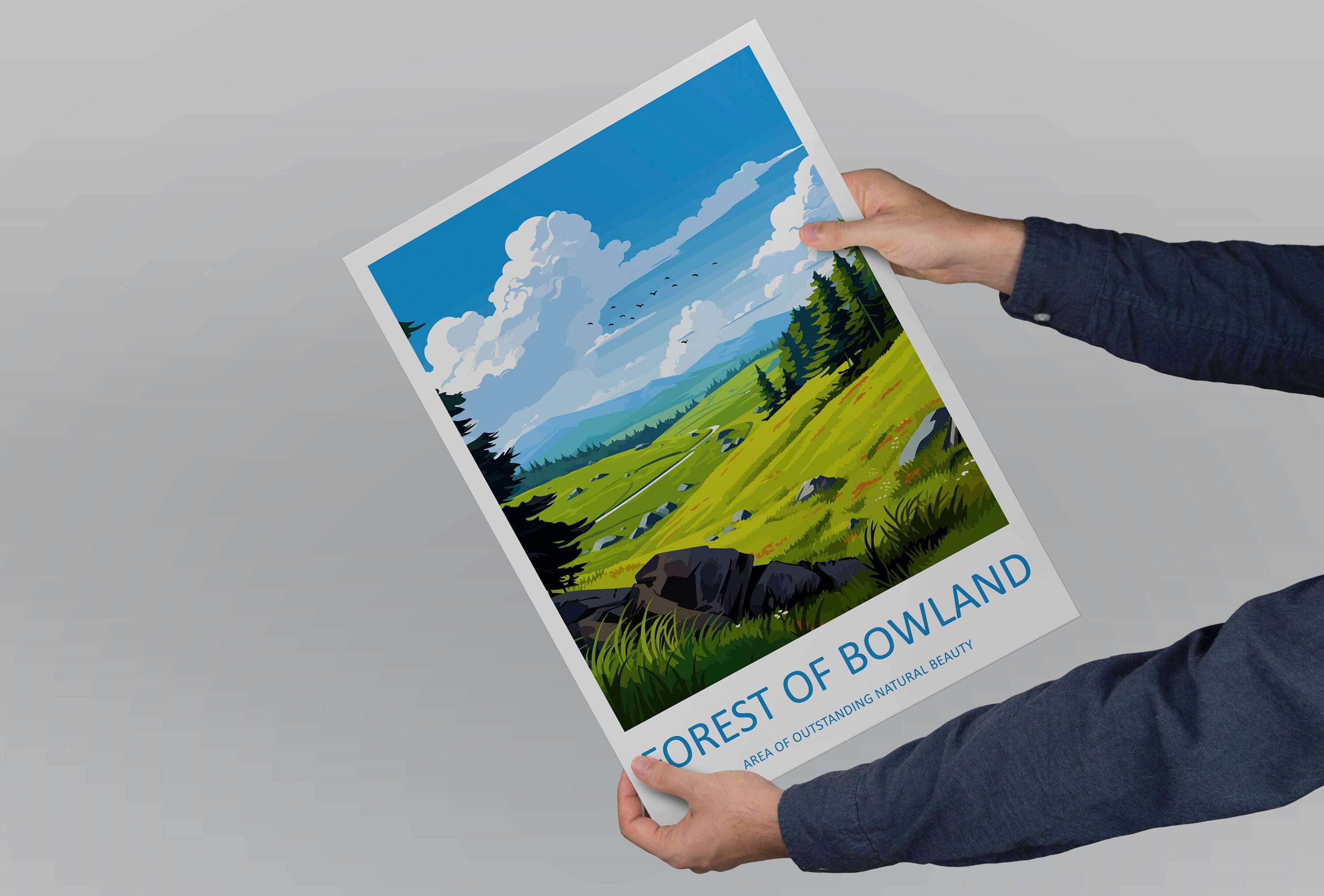 Forest Of Bowland Travel Print