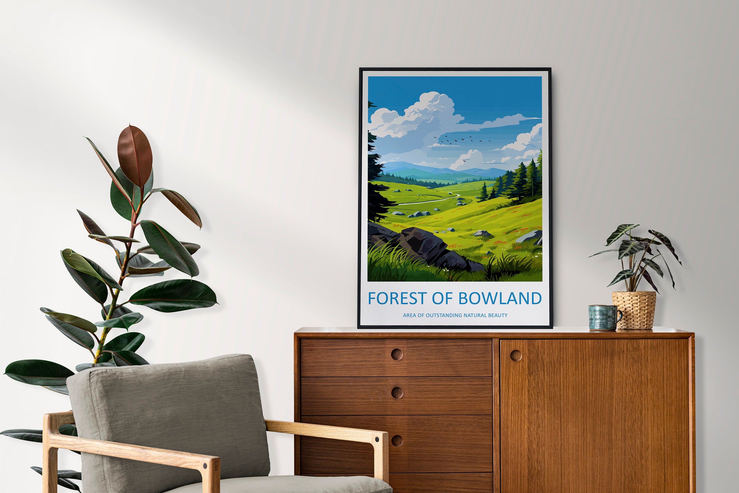 Forest Of Bowland Travel Print