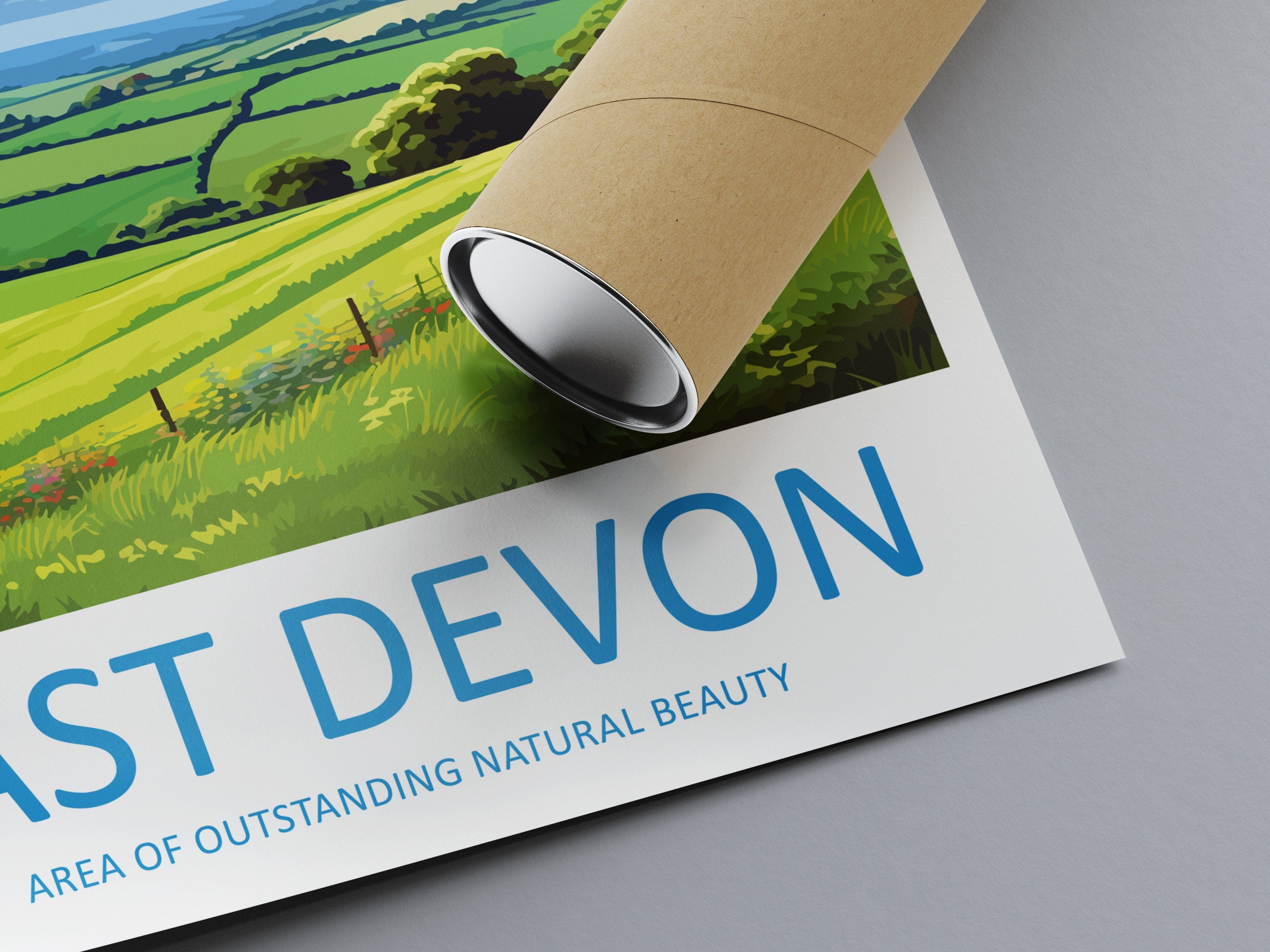 East Devon Travel Print