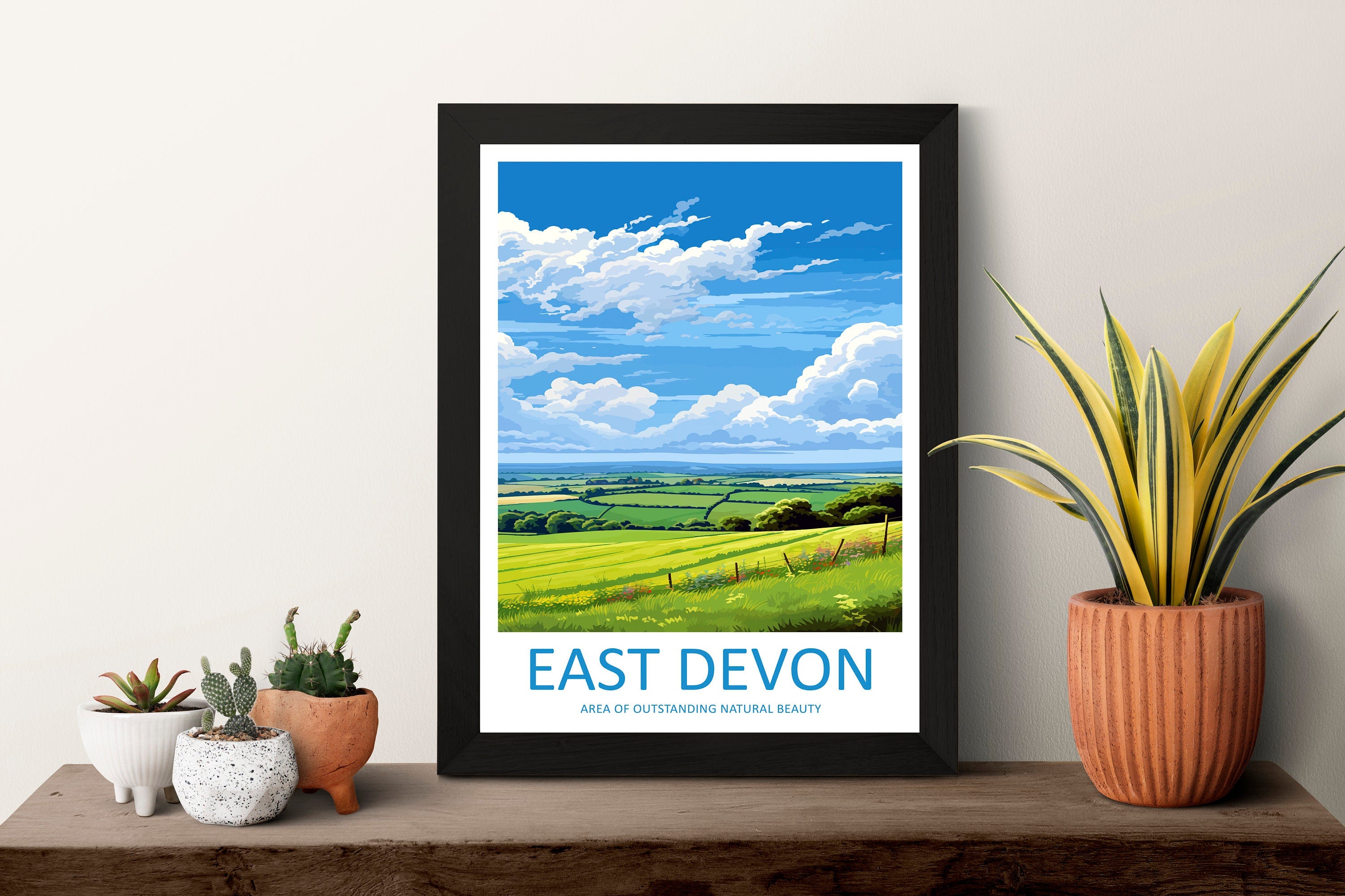 East Devon Travel Print