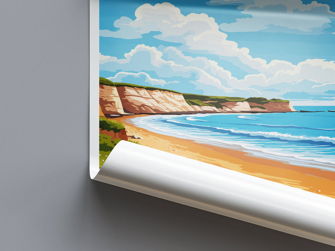 East Devon Travel Print Wall Art East Devon Wall Hanging Home Decor East Devon Gift Art Lovers Wall Art AONB Print