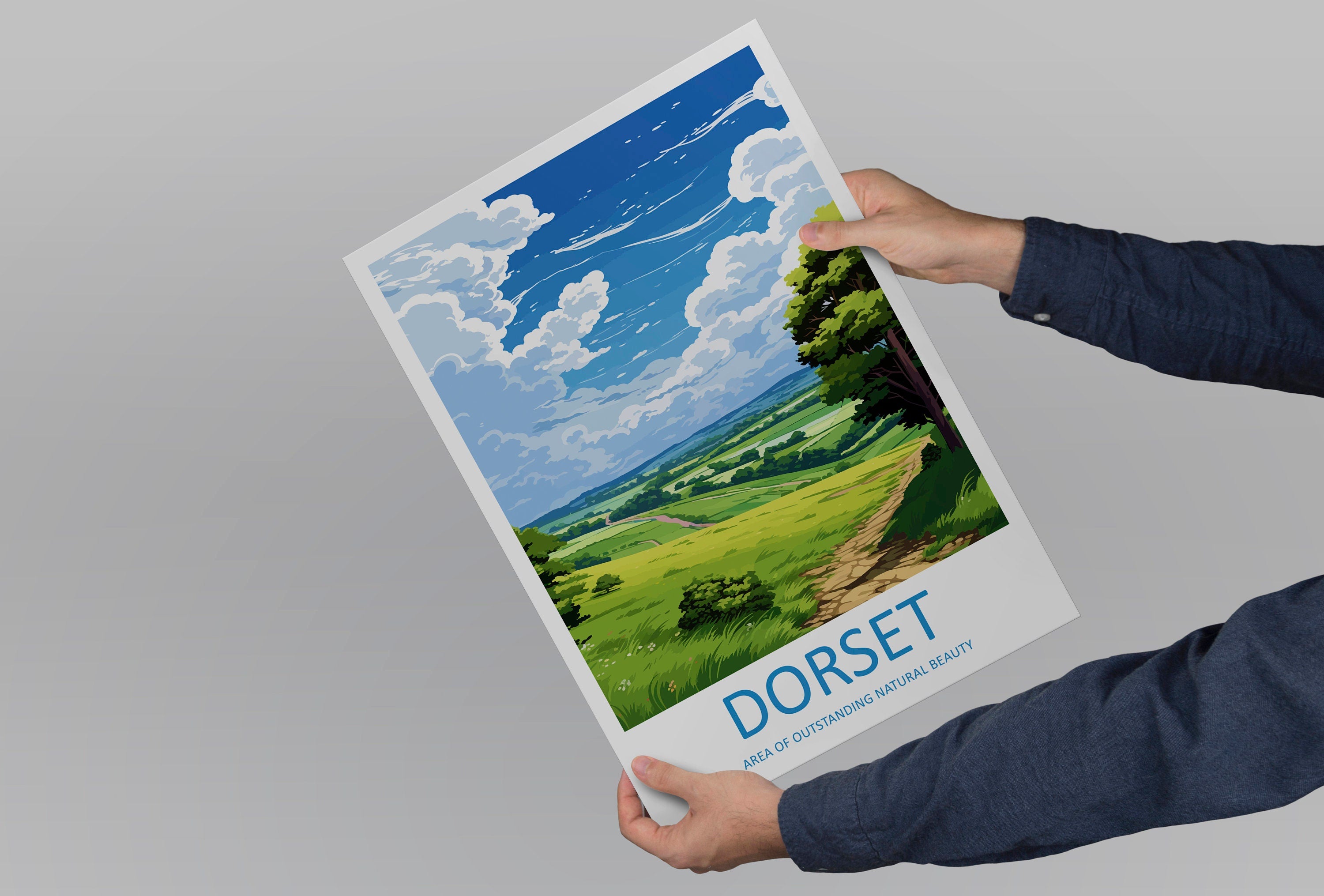 Dorset Travel Print