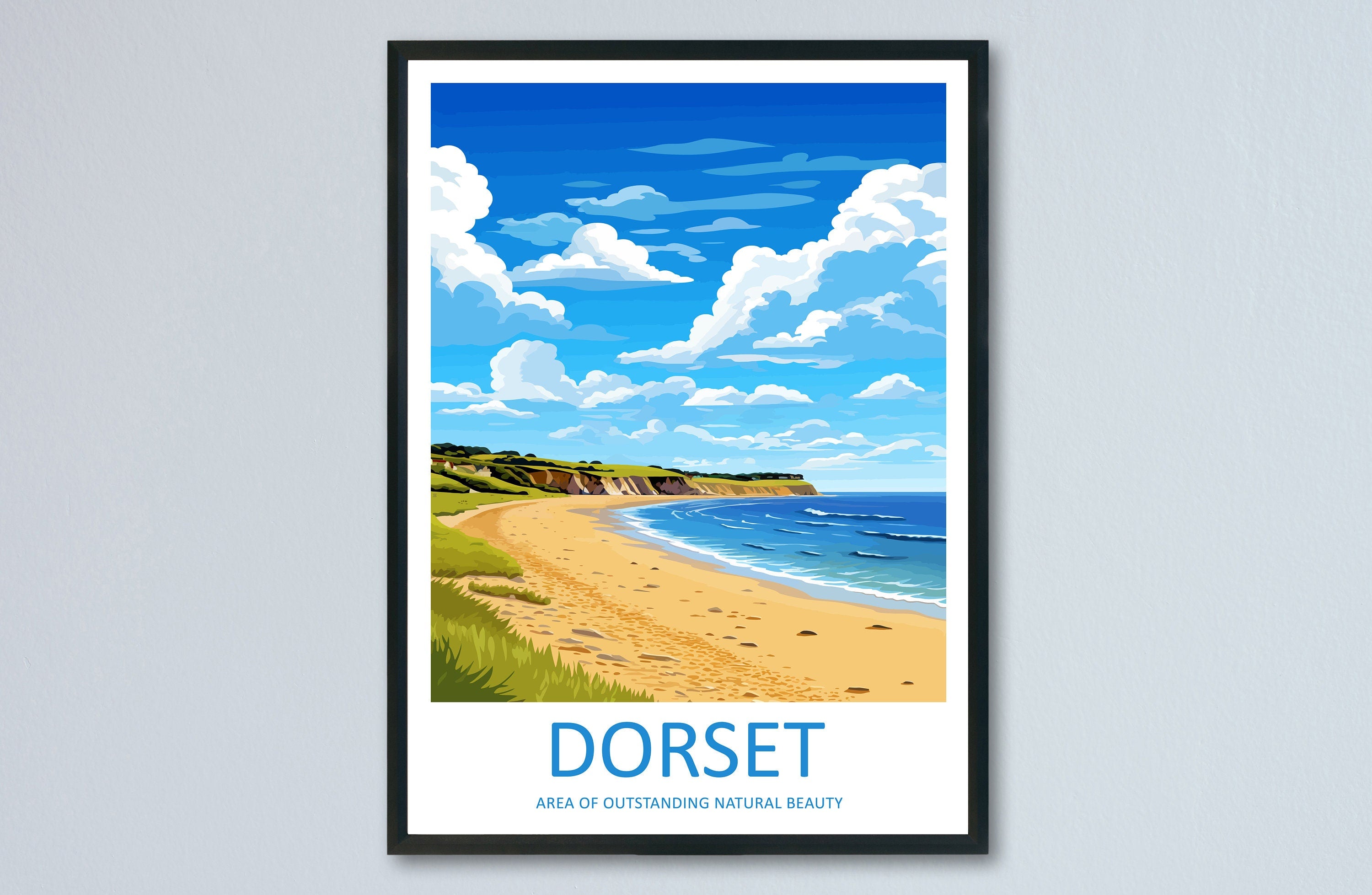 Dorset Travel Print