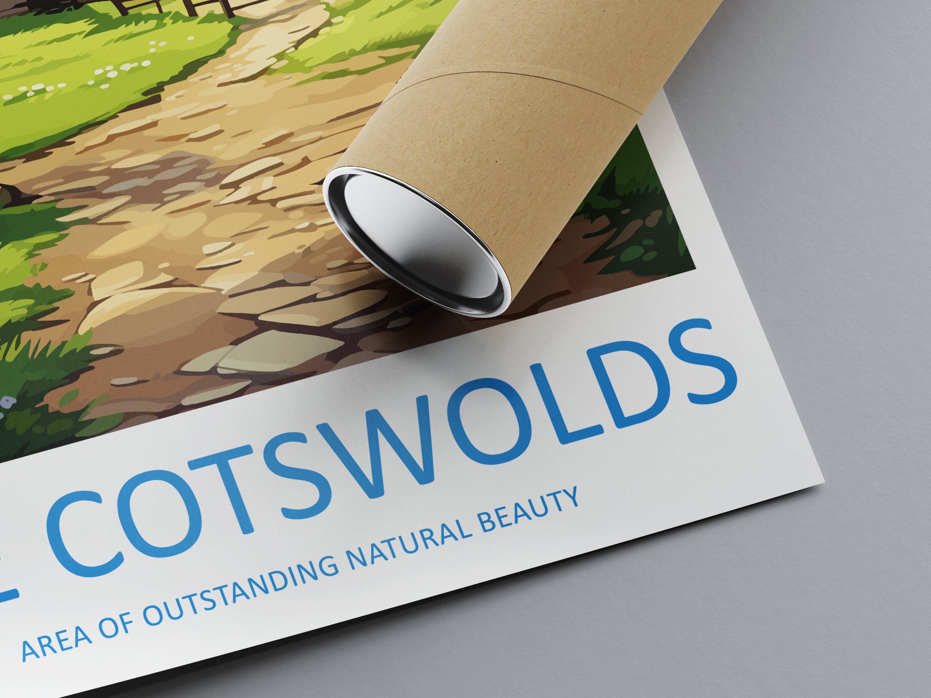 Cotswolds Travel Print