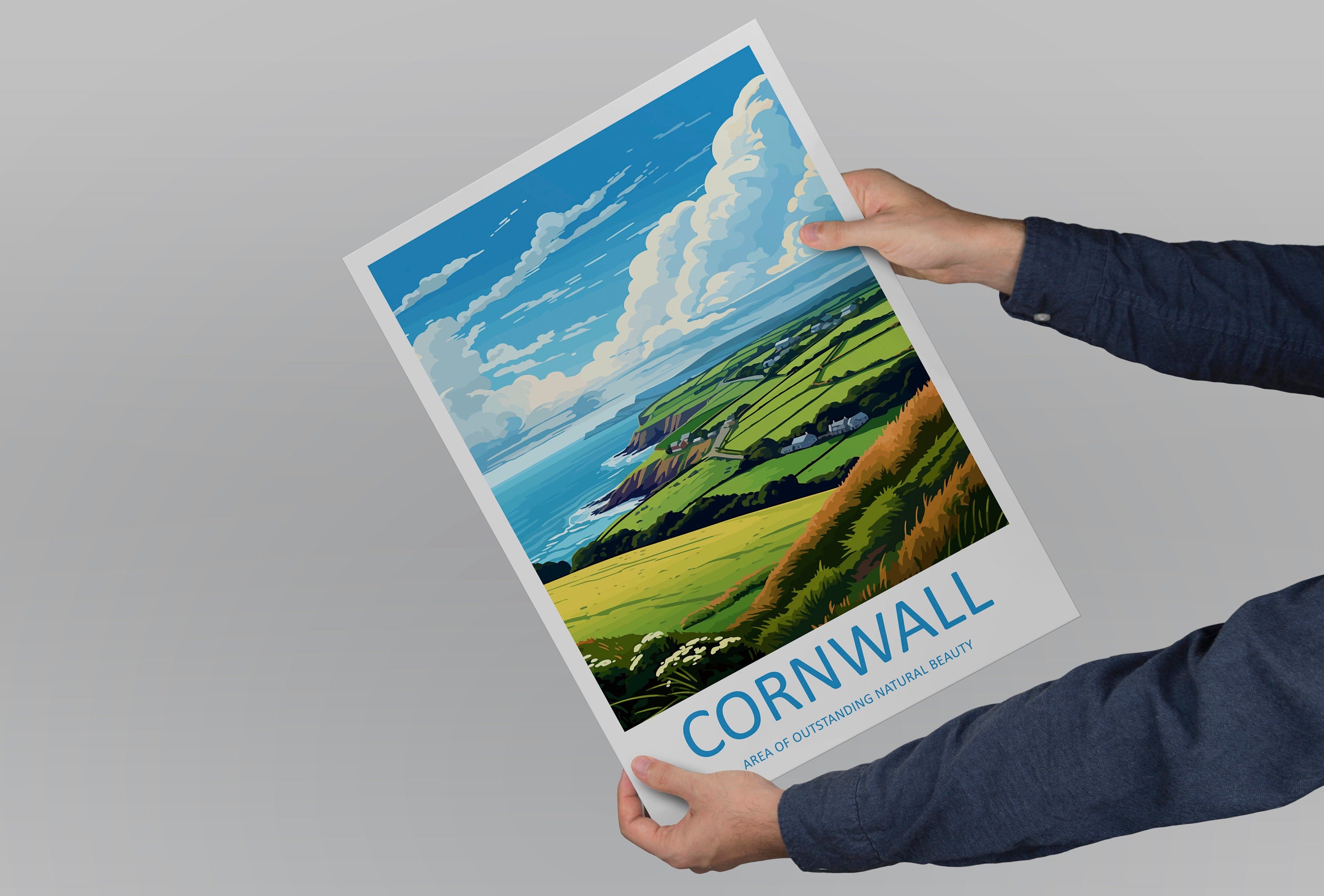 Cornwall Travel Print