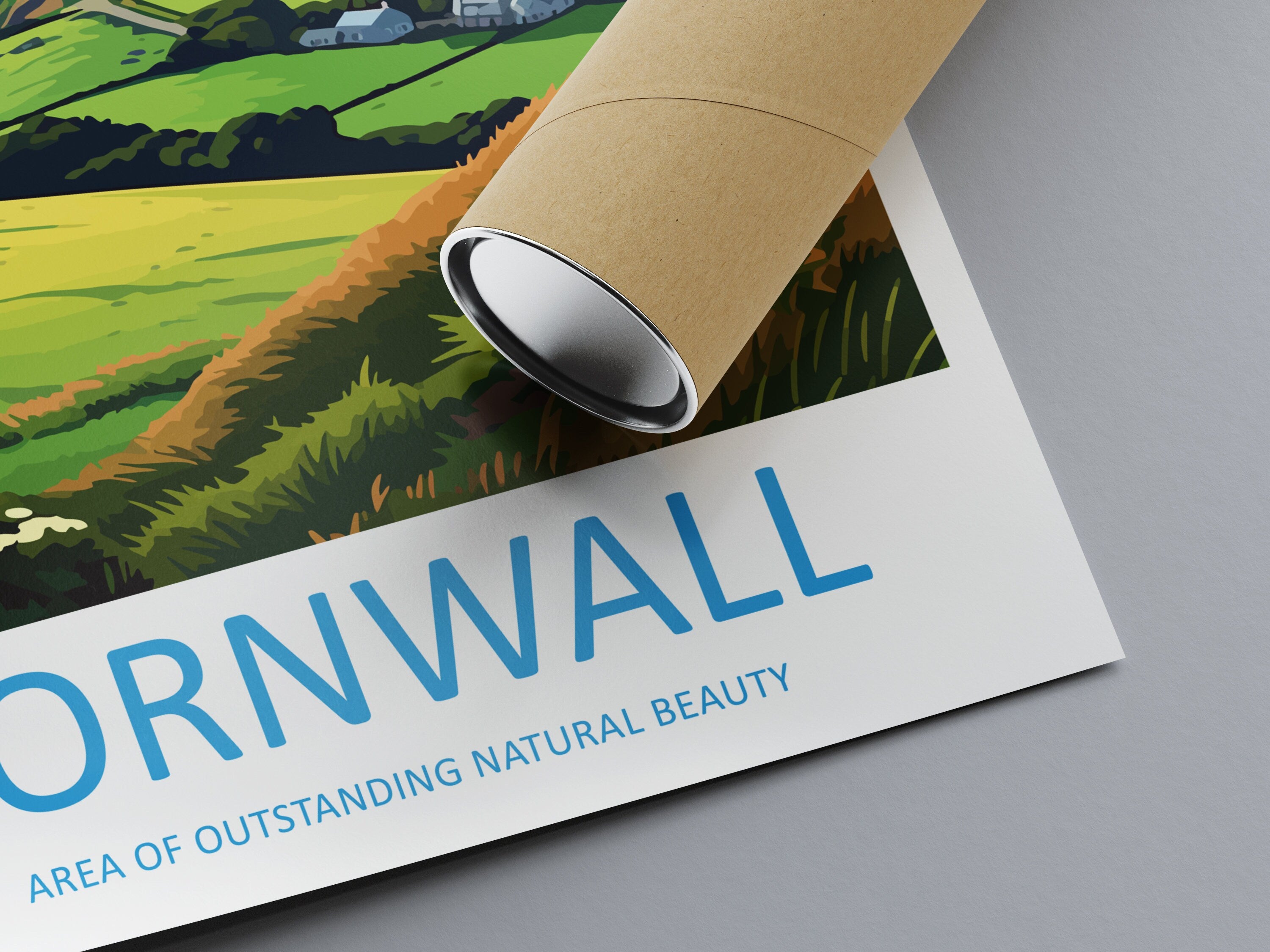 Cornwall Travel Print