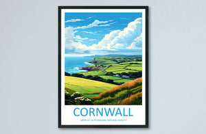 Cornwall Travel Print