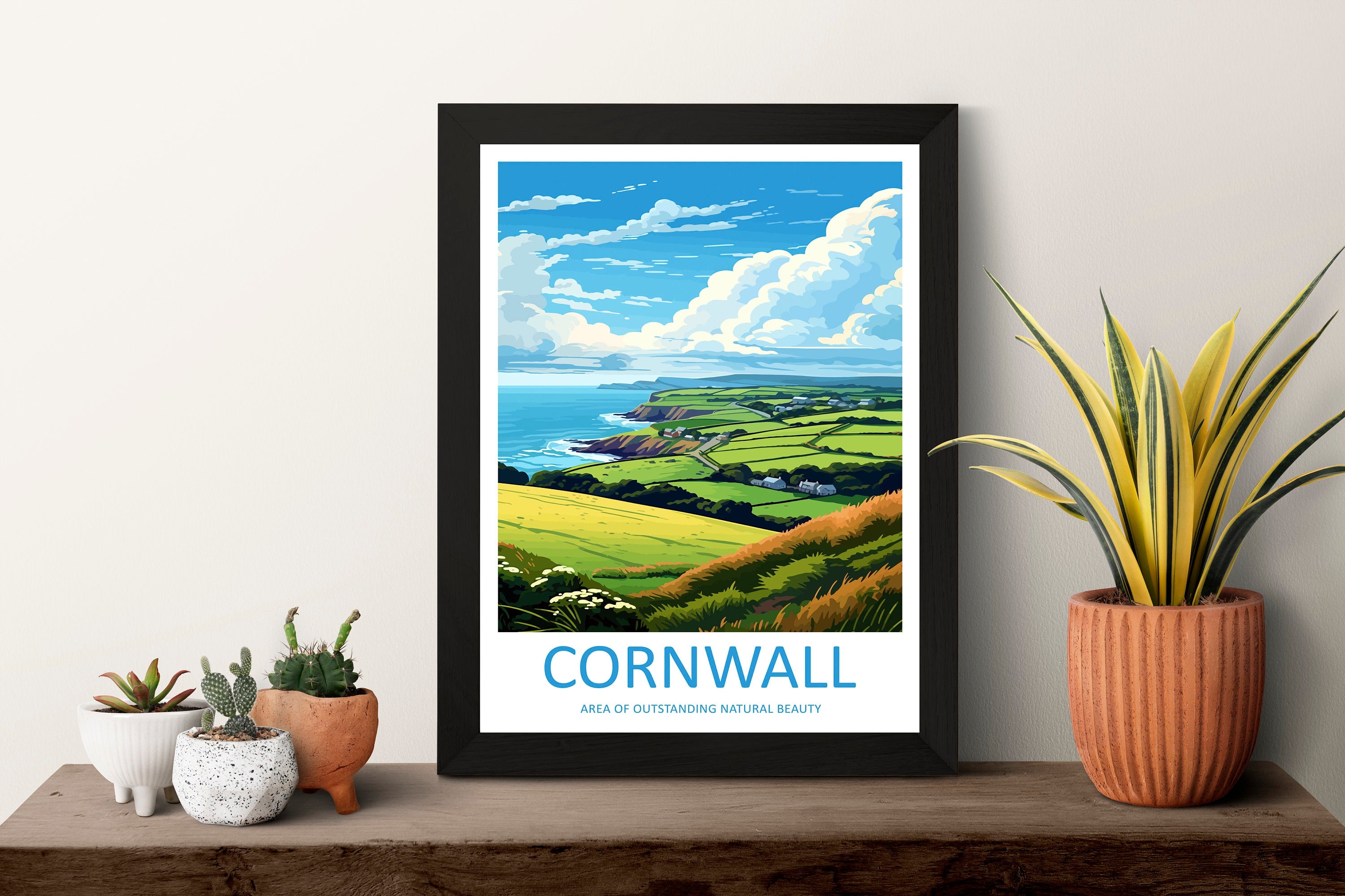 Cornwall Travel Print