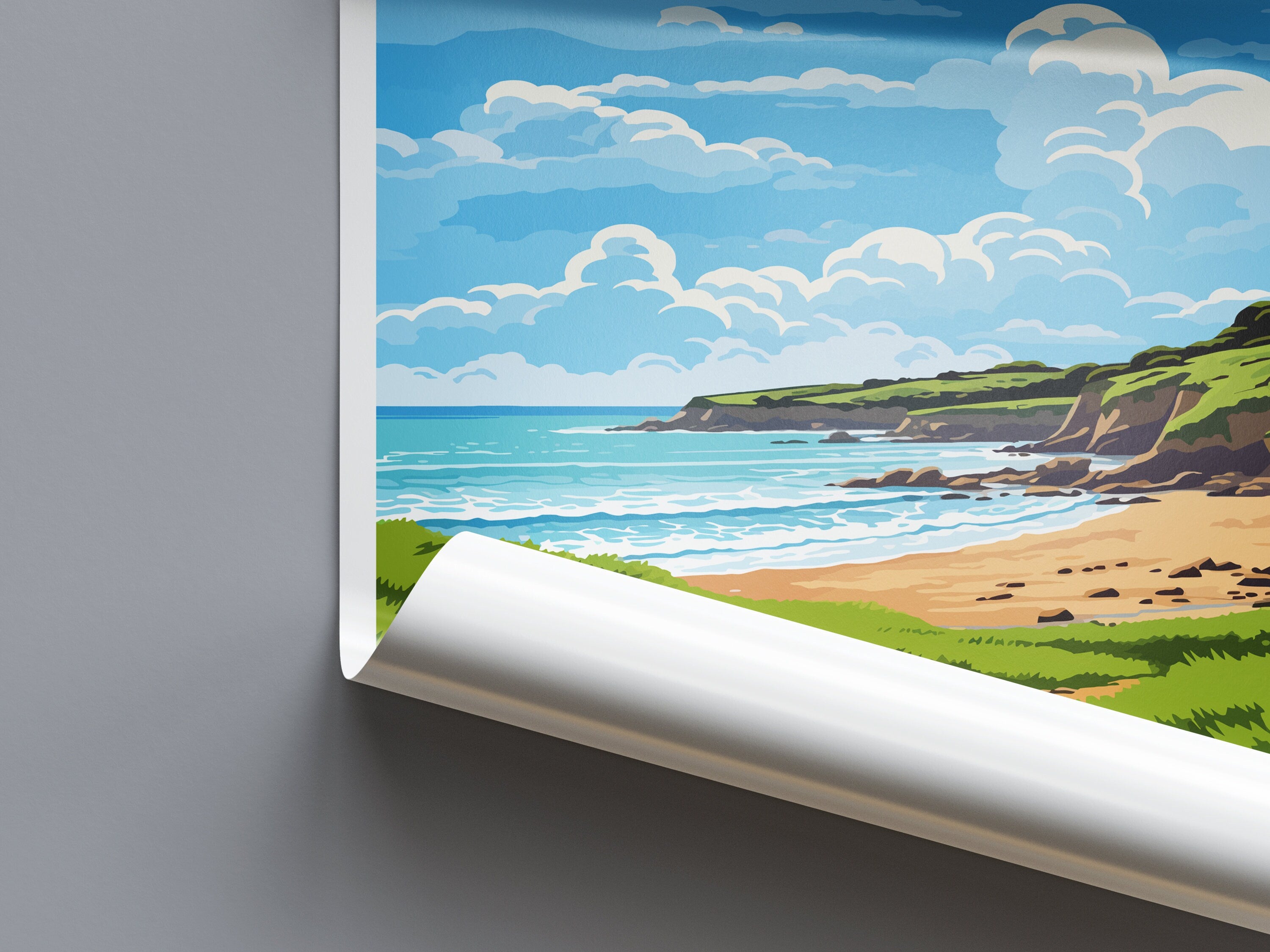 Cornwall Travel Print