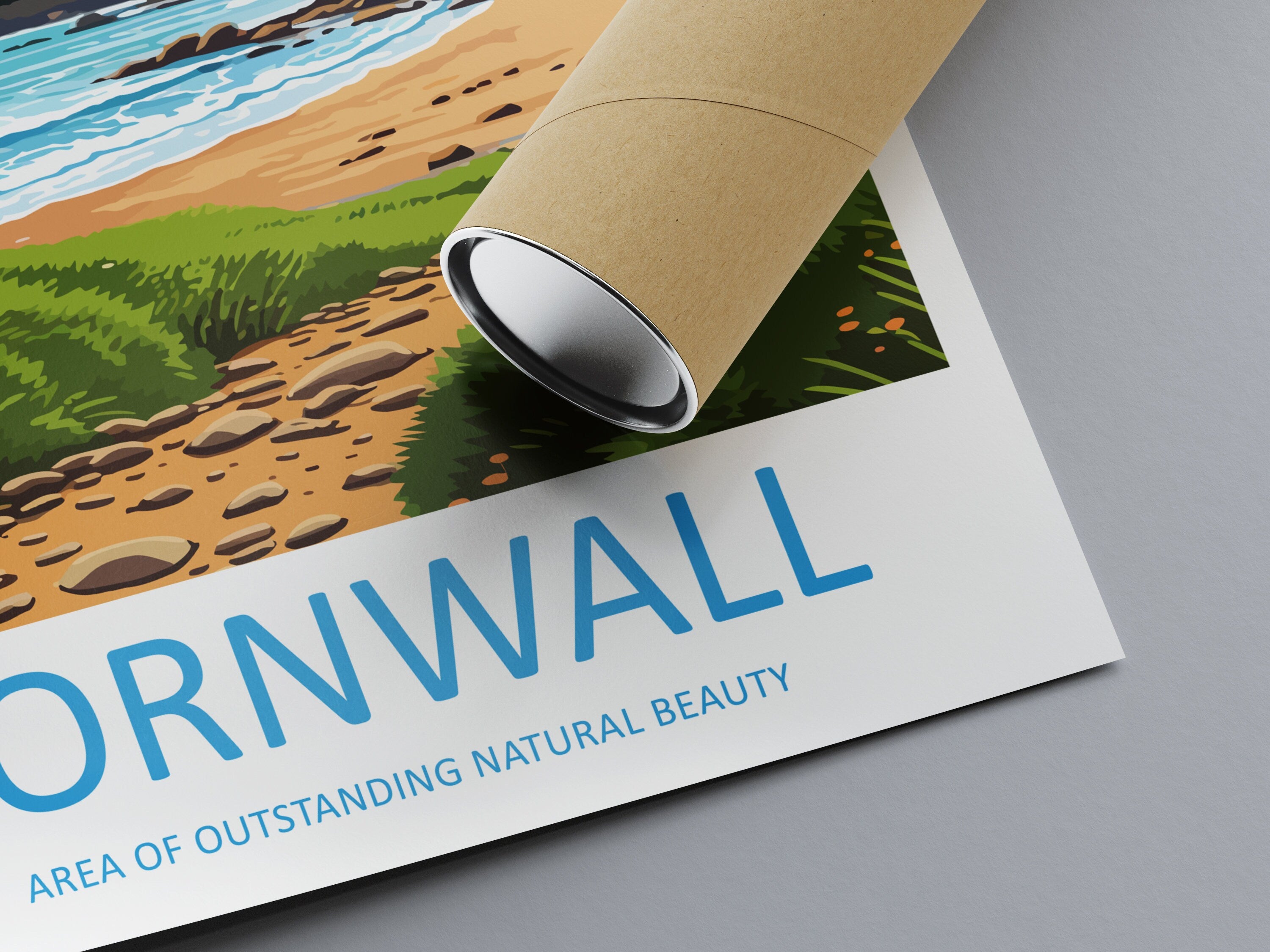 Cornwall Travel Print