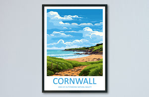 Cornwall Travel Print