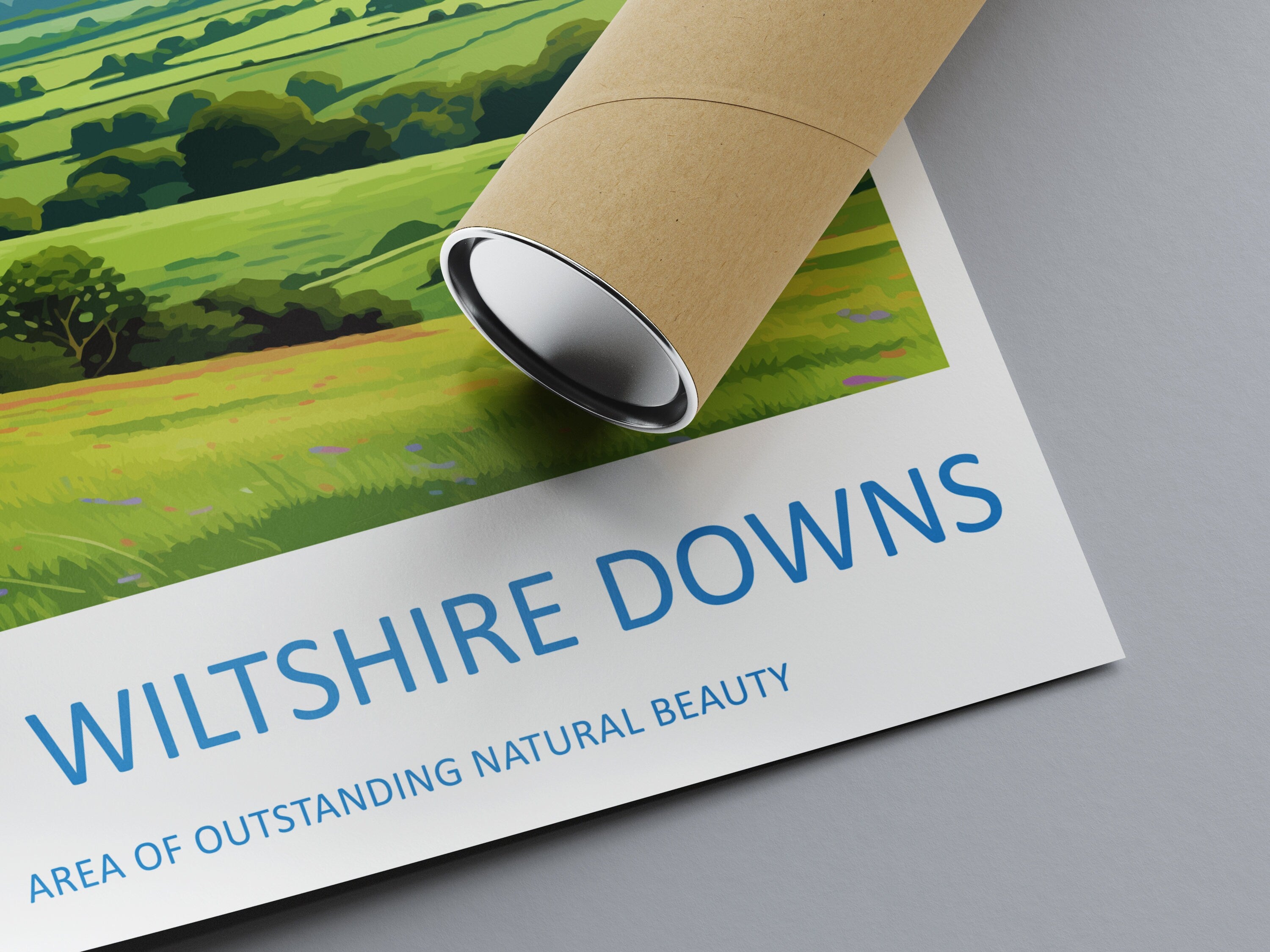 West Wiltshire Downs Travel Print