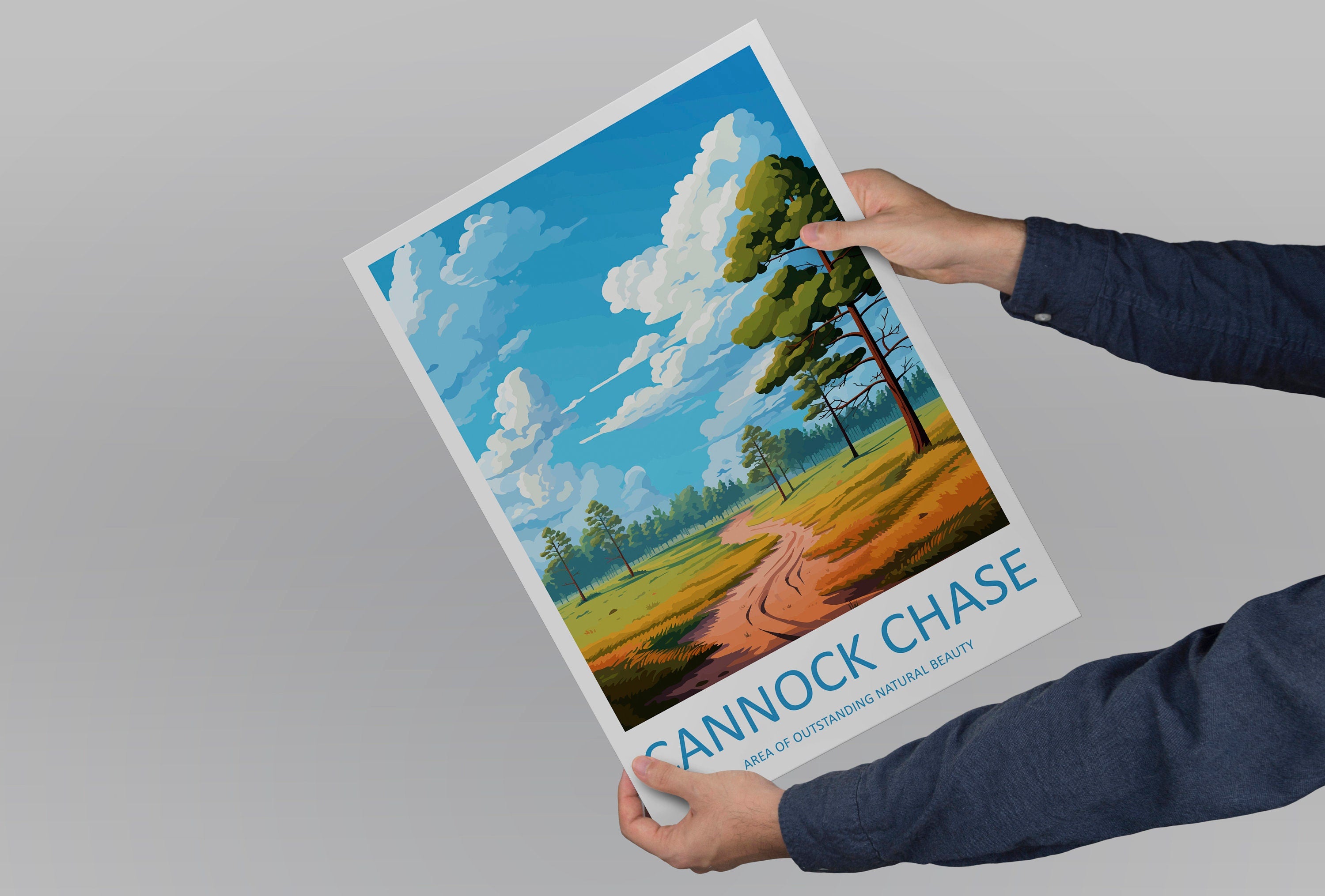 Cannock Chase Travel Print