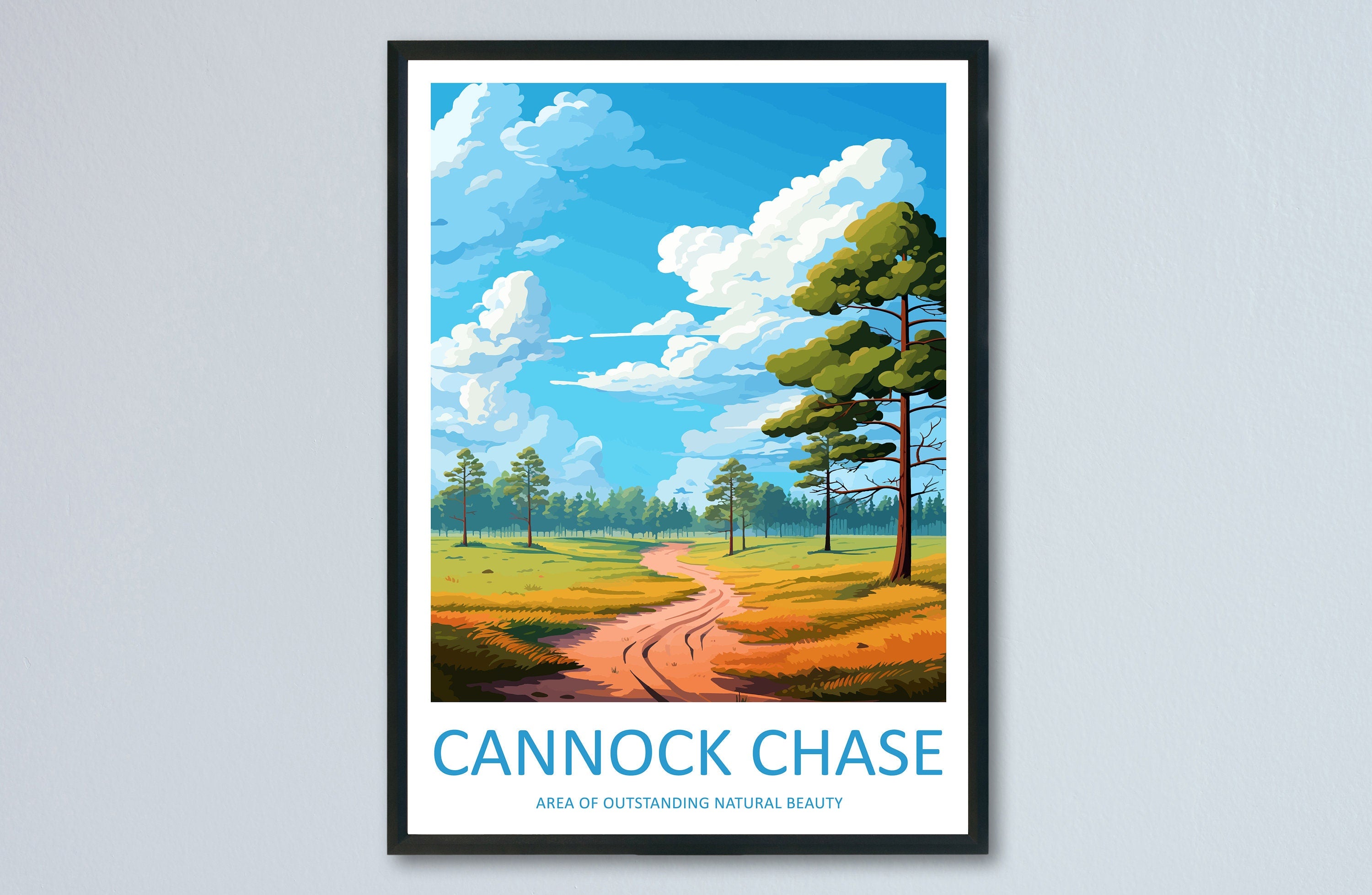 Cannock Chase Travel Print