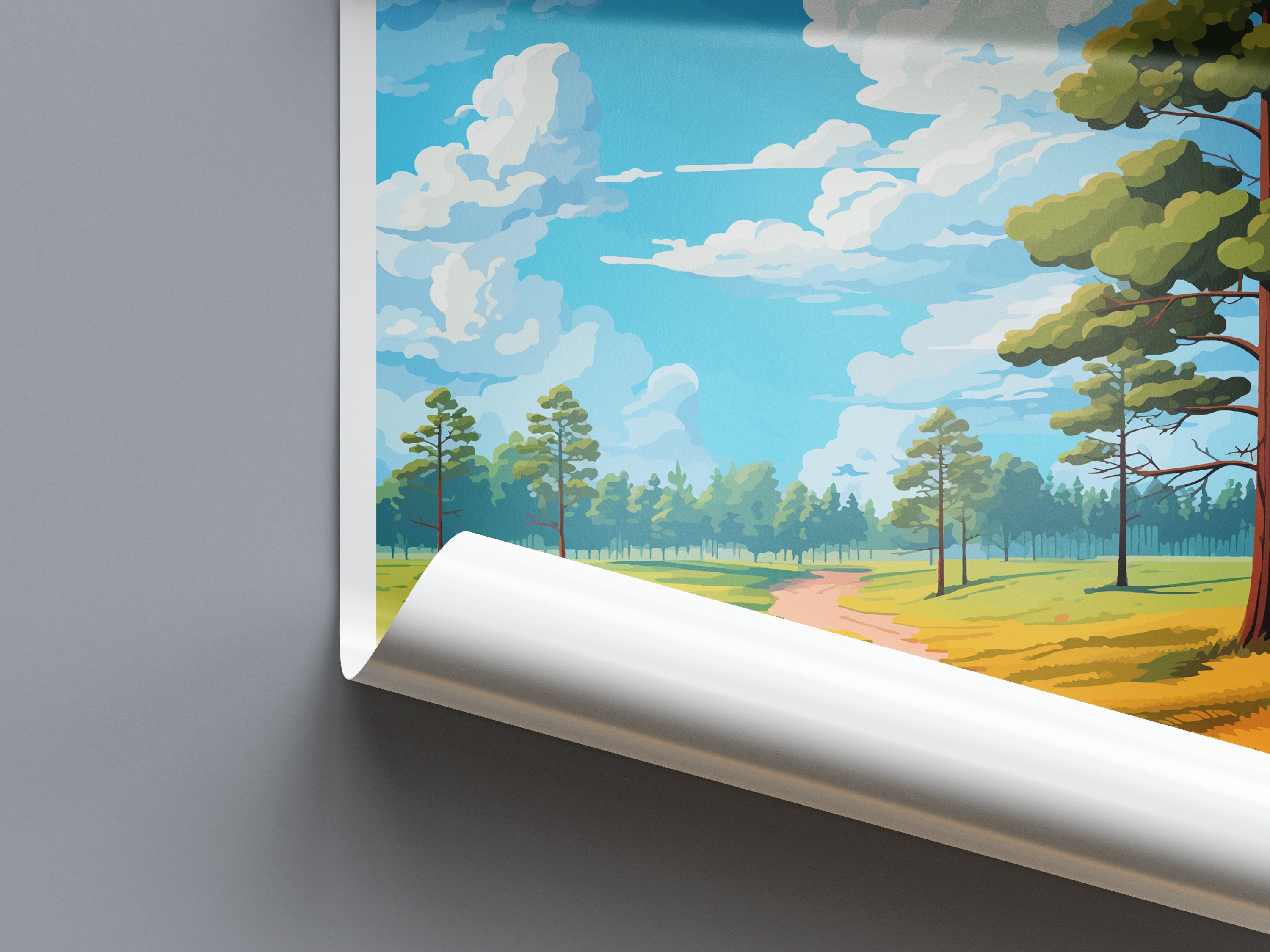 Cannock Chase Travel Print