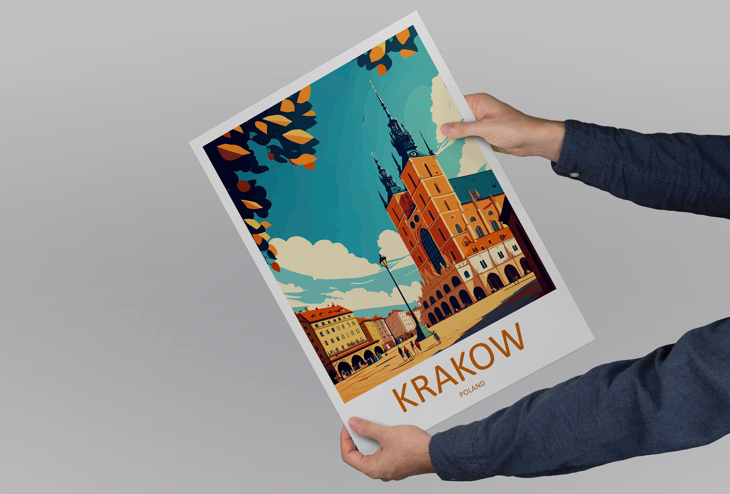 Krakow Travel Print