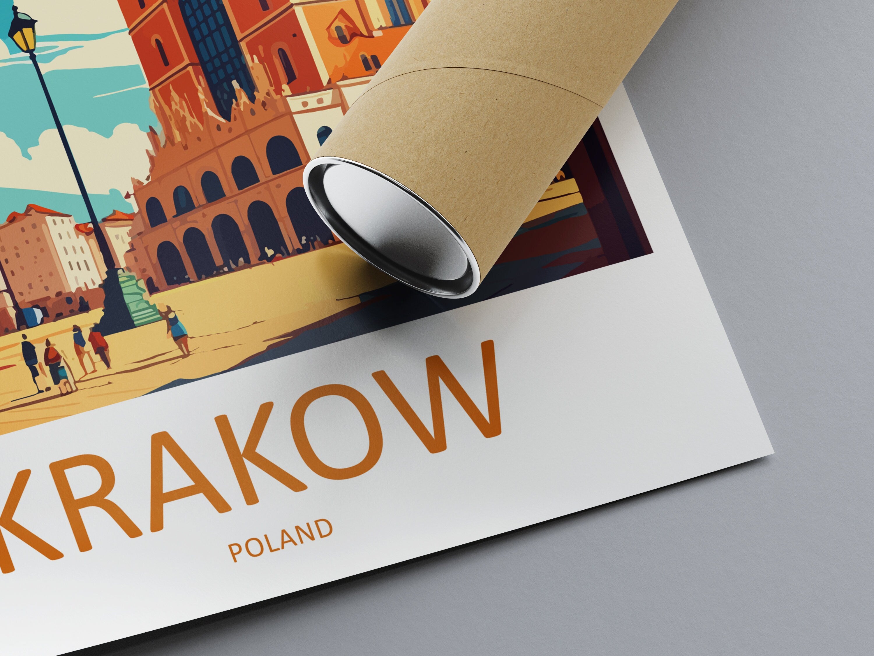 Krakow Travel Print