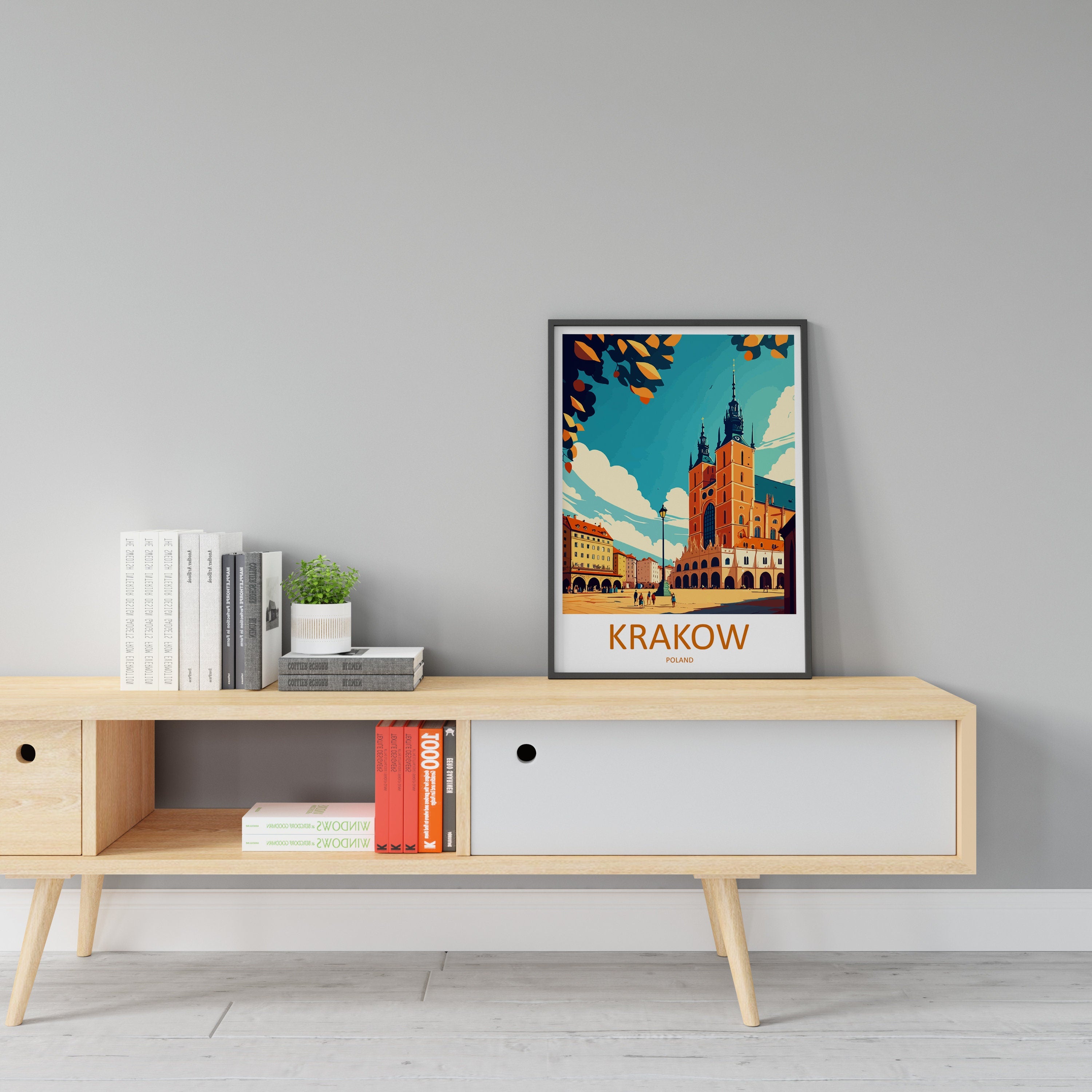 Krakow Travel Print