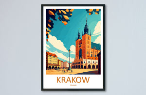 Krakow Travel Print